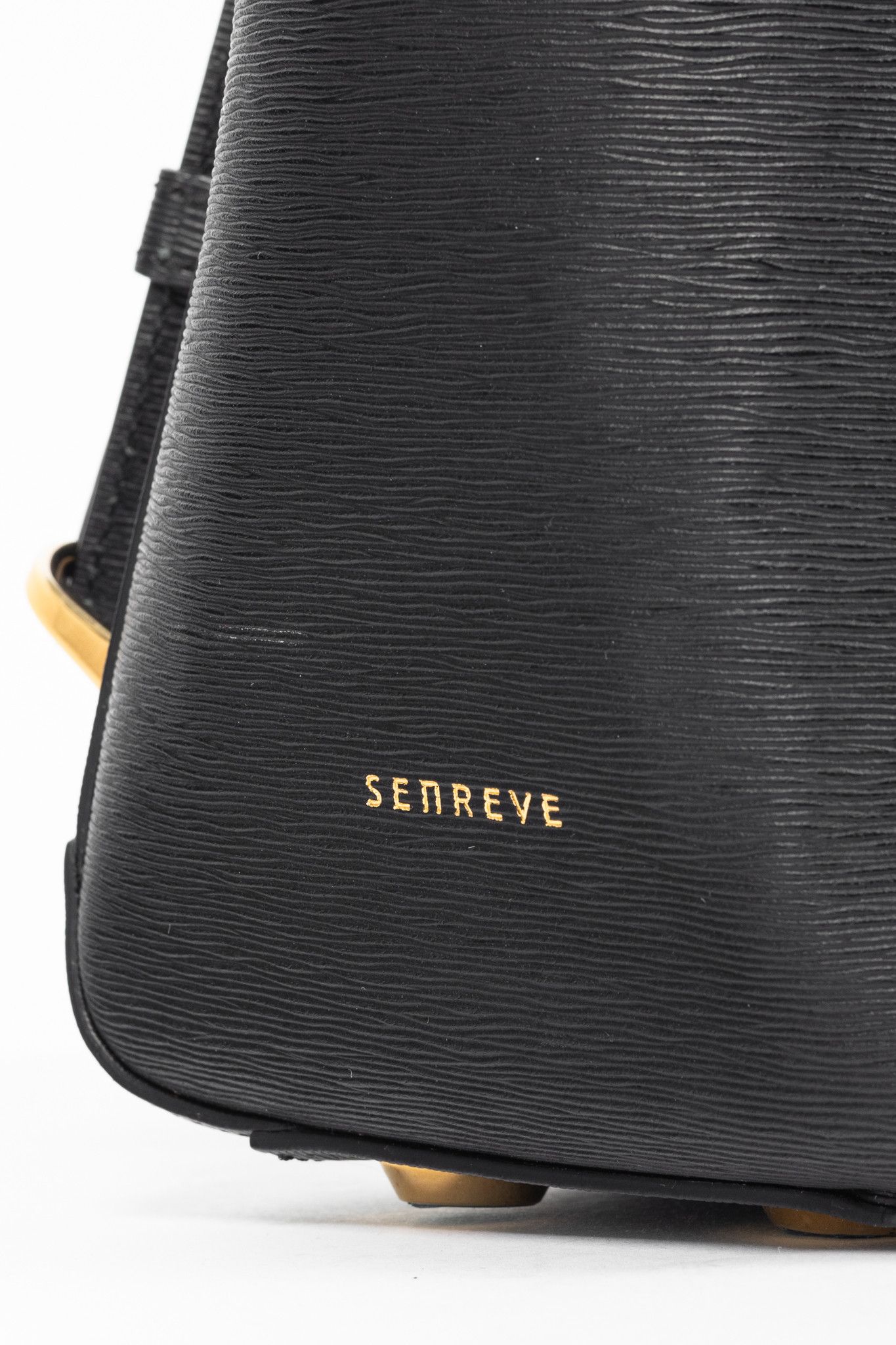 Other Senreve Midi Maestra Black Textured-Leather Backpack Size ONE SIZE - 11 Thumbnail