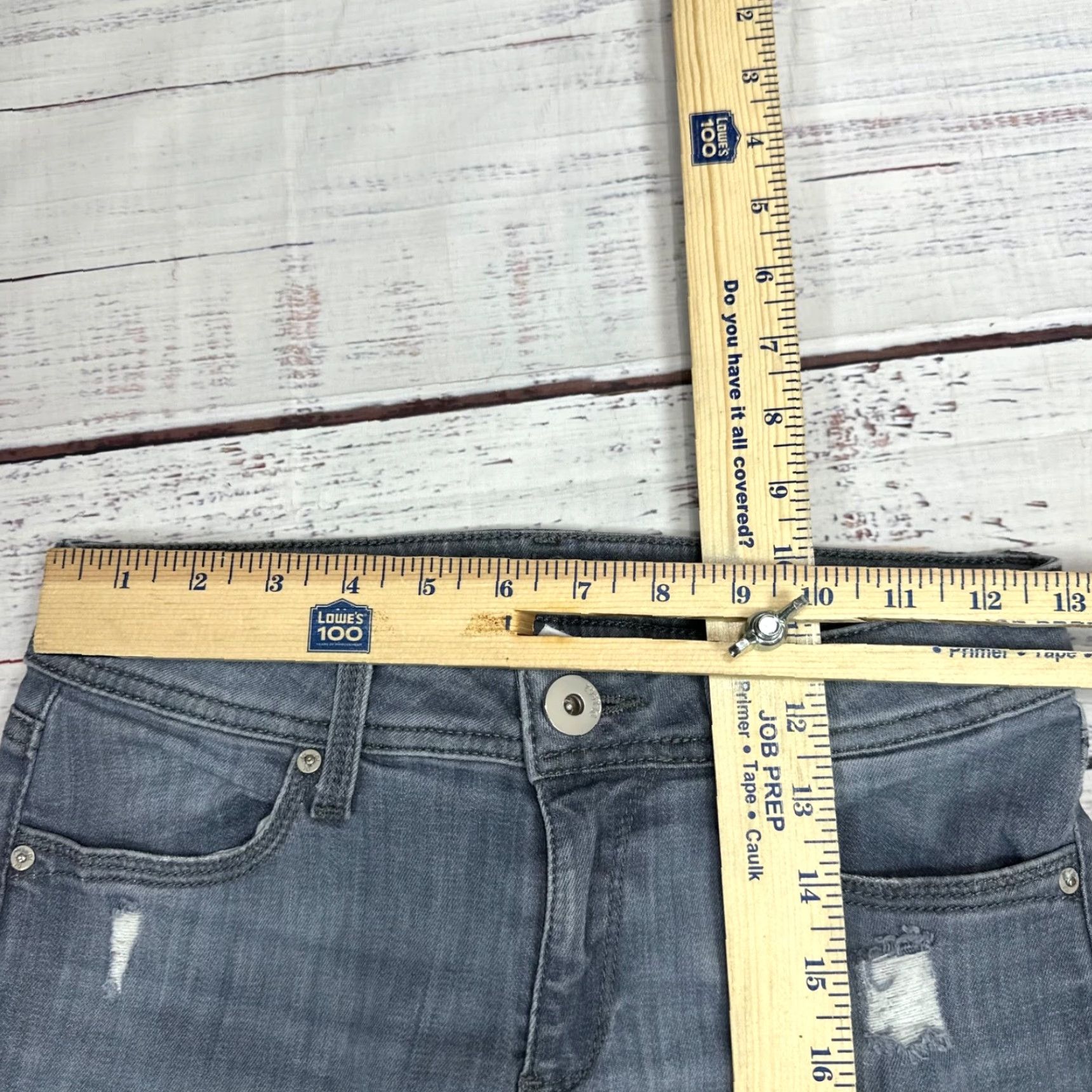 DL1961 DL1961 Emma Jeans Size 25 Blue Distressed Skinny Womens Cotton Blend Jeans Size 42" / US 20 - 5 Thumbnail