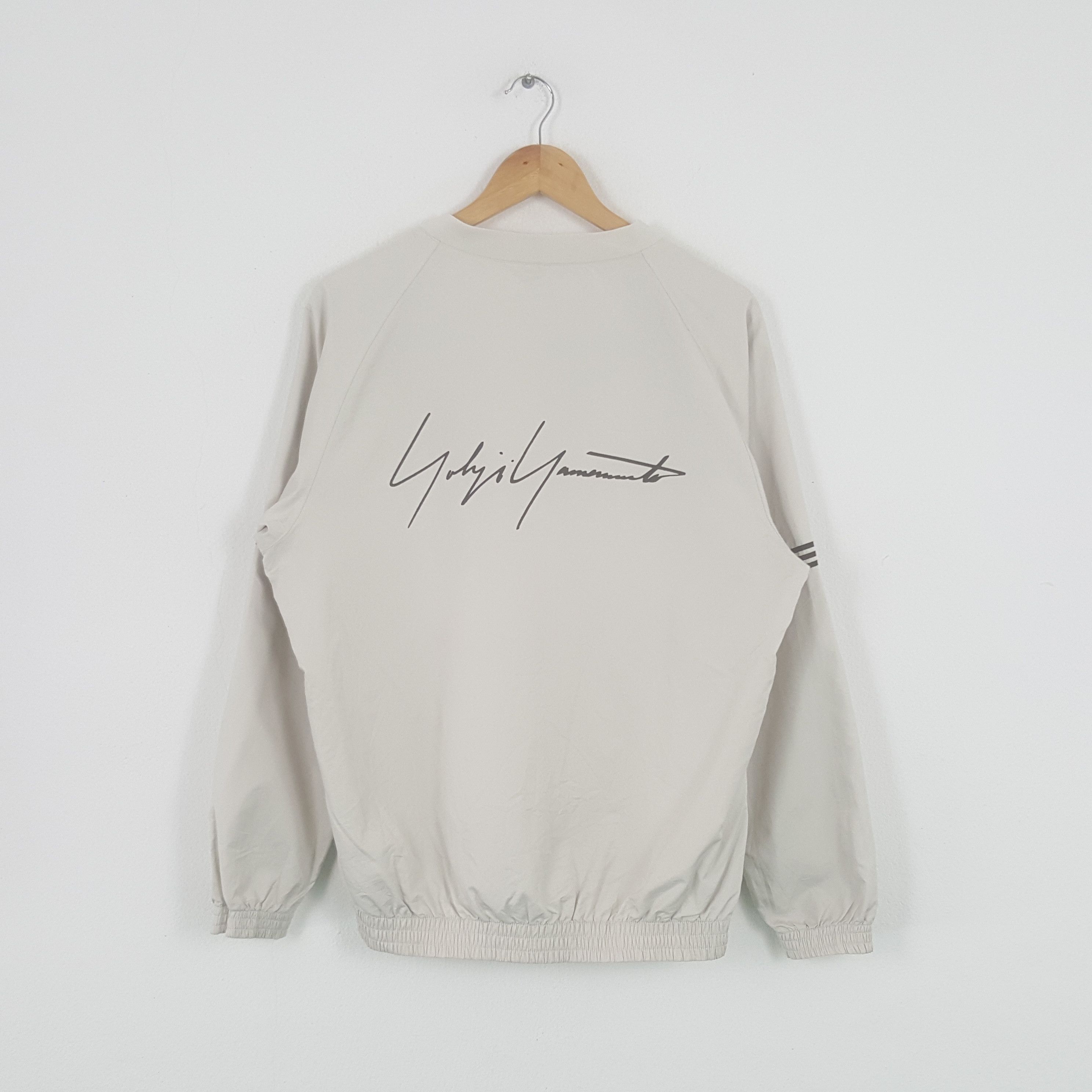 Adidas Vintage Adidas Yohji Yamamoto Custom Art New Era Sweatshirt Size US L / EU 52-54 / 3 - 1 Thumbnail