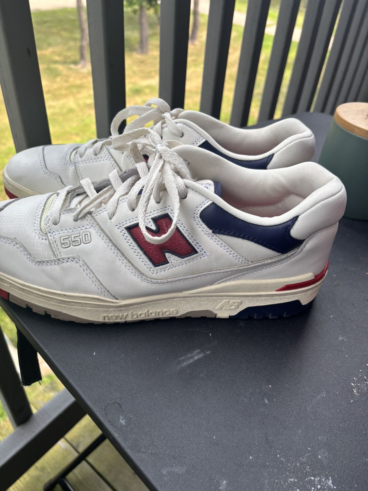 New Balance x Aime Leon Dore 550 Red & White