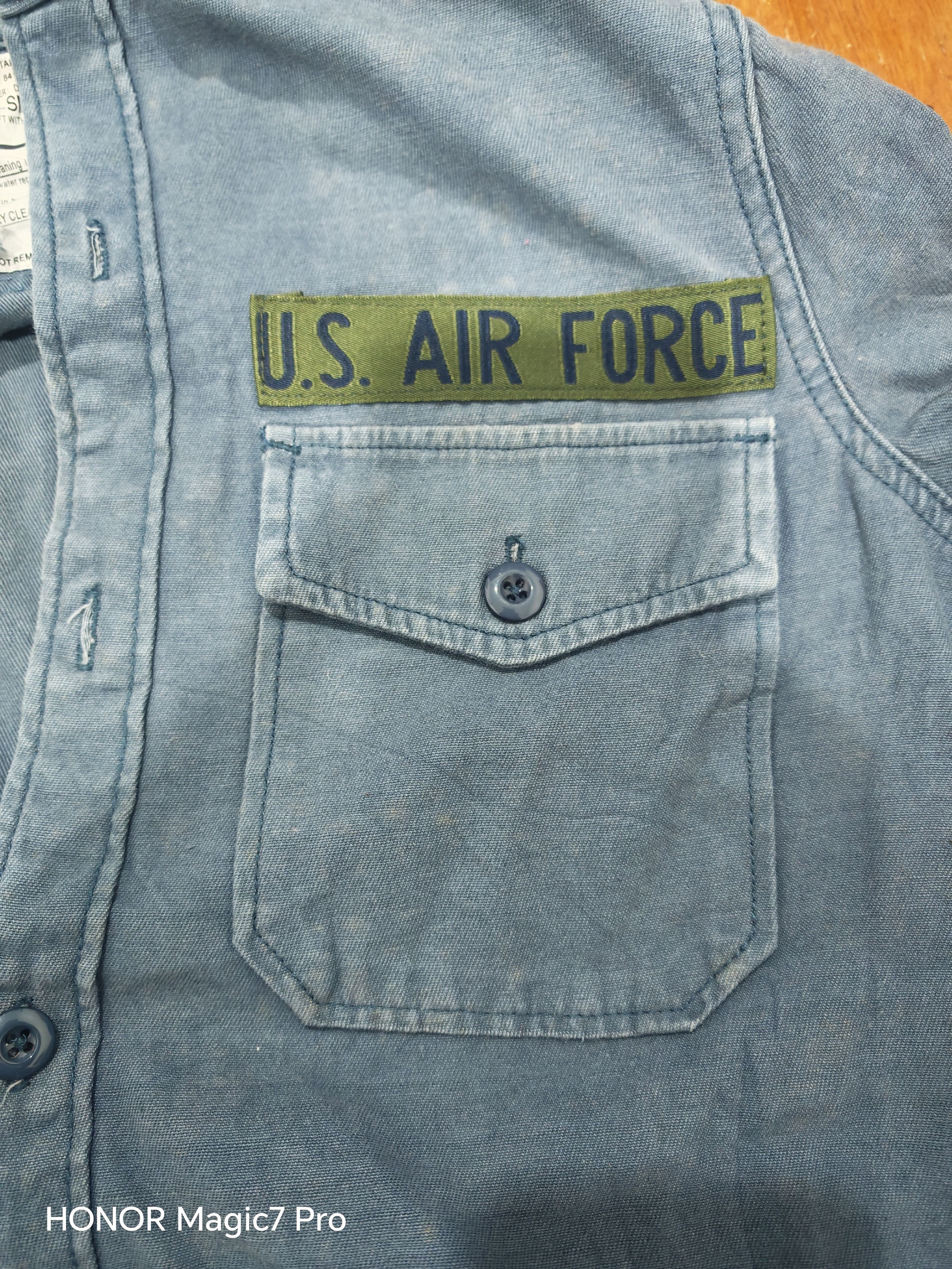 Other US Air Force Denim Jacket Size US XS / EU 42 / 0 - 3 Thumbnail