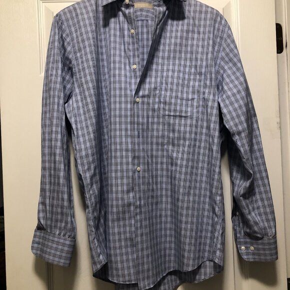 Nordstrom Nordstrom men's cotton dress shirt trim fit 16/32-33 Size US L / EU 52-54 / 3 - 2 Thumbnail
