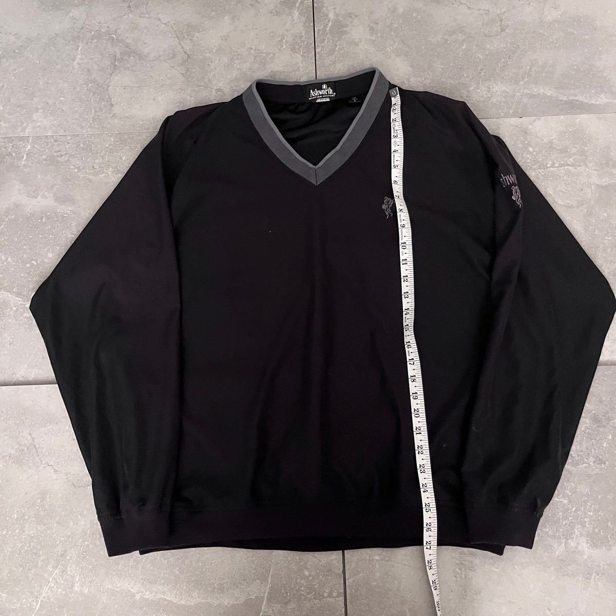 Ashworth Ashworth Weather Systems V-Neck Pullover Black L Size US L / EU 52-54 / 3 - 6 Thumbnail