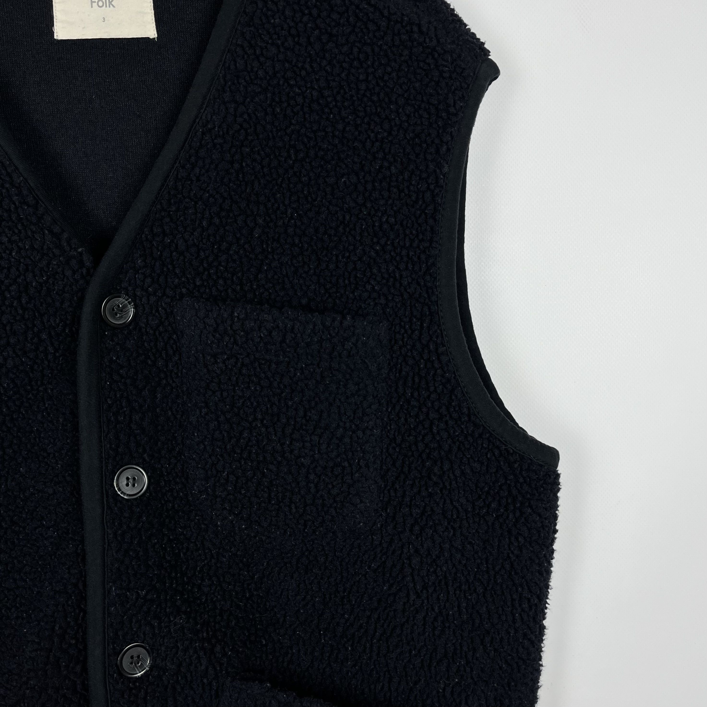 Folk Designer Folk Ford Borg Teddy Sherpa Vest Size US L / EU 52-54 / 3 - 8 Thumbnail