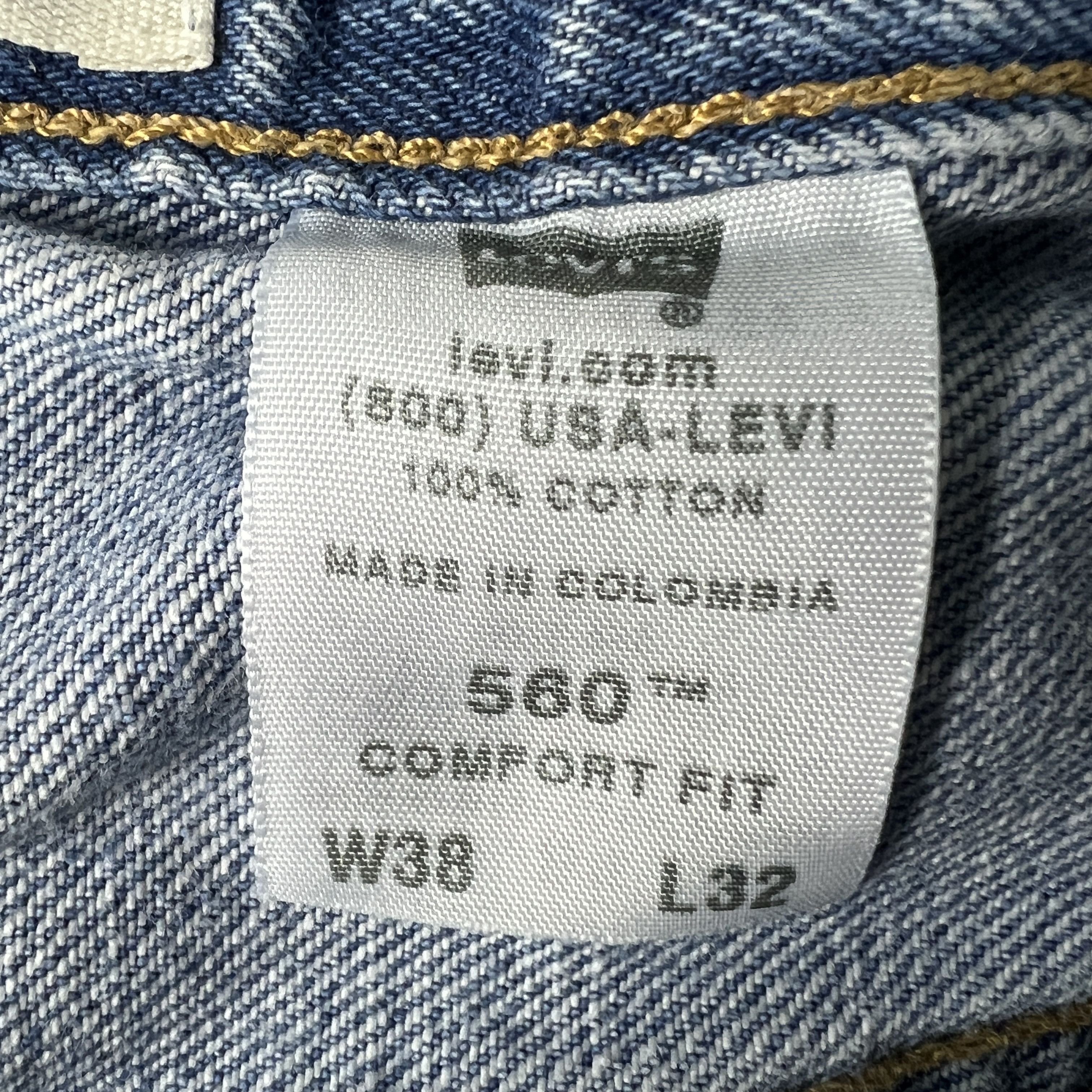 Levi's Y2K Levi's Jeans Shorts 560 Loose Cut Off Cotton Denim Jorts Size US 38 / EU 54 - 7 Thumbnail