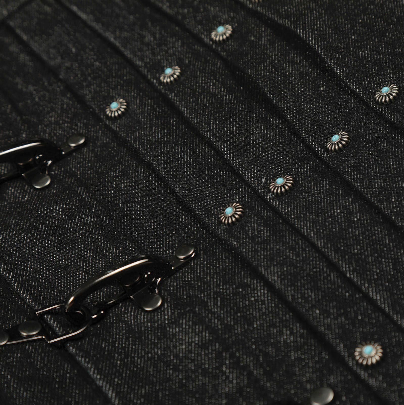 Other Fireman Clasp Black Cropped Denim Jacket Size US XL / EU 56 / 4 - 3 Thumbnail