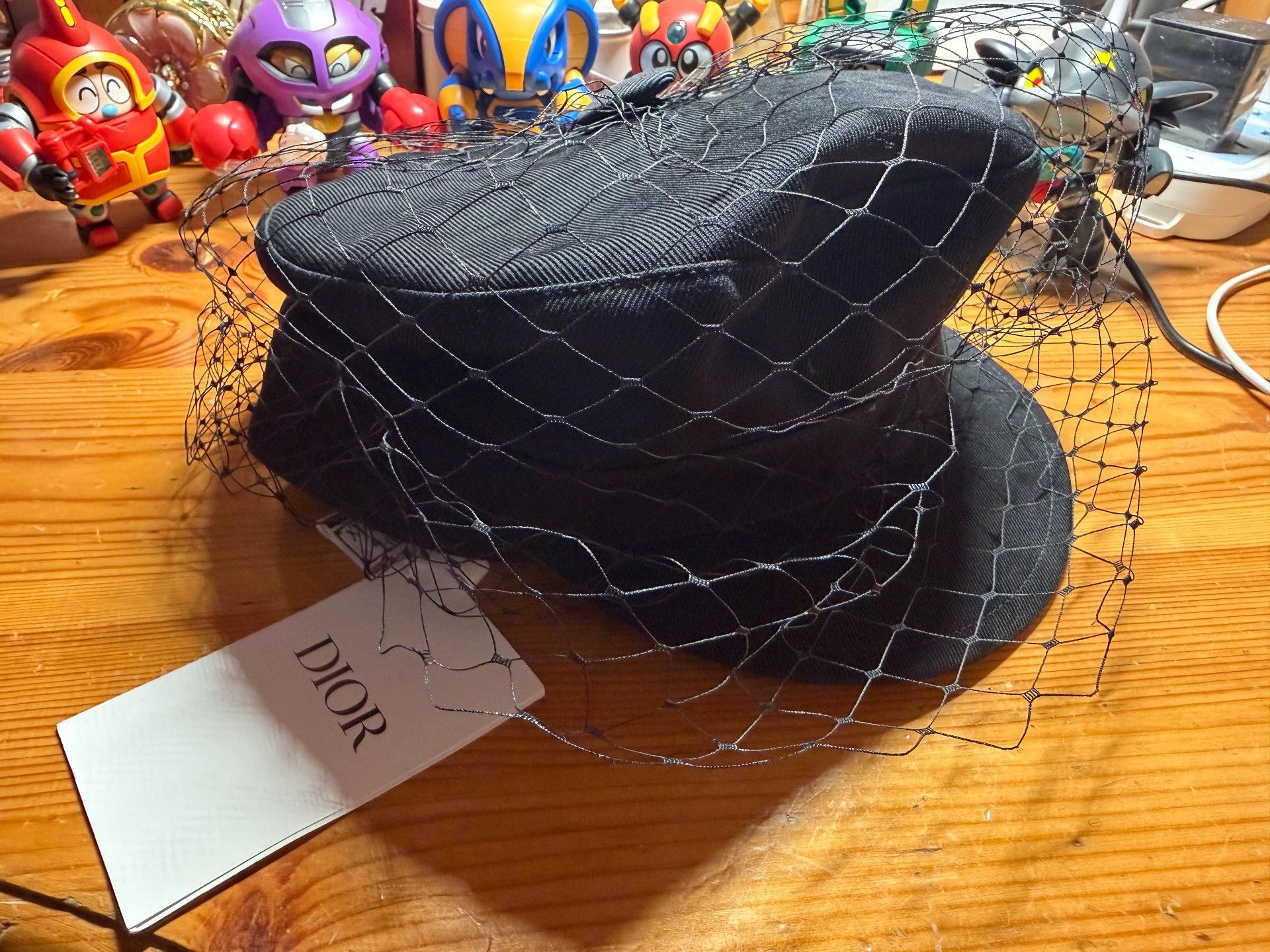 Dior Dior tulle top hat 56 Size ONE SIZE - 1 Thumbnail