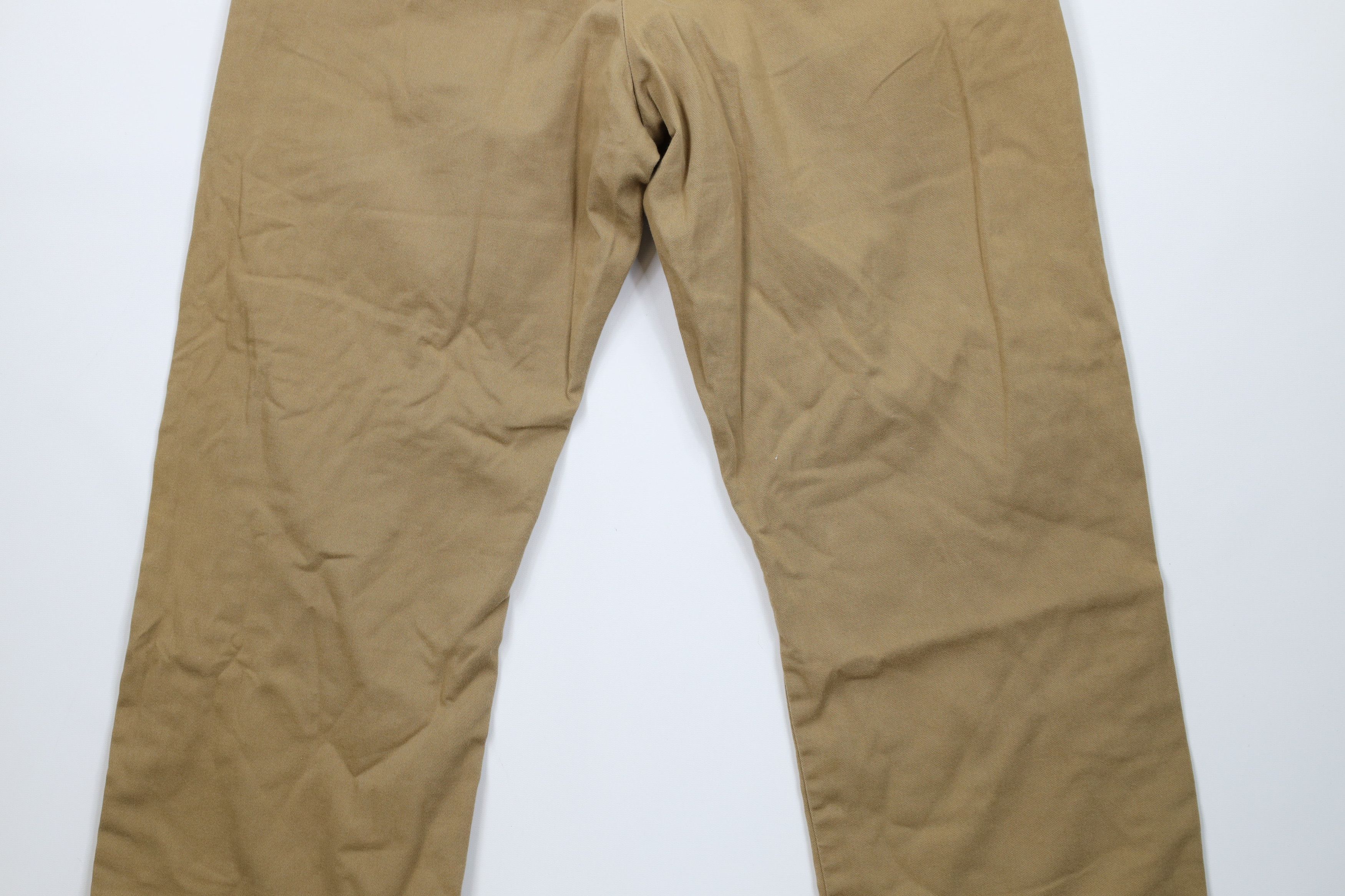 Vintage Vintage 90s Streetwear Lined Wide Leg Pants Beige Brown Size US 36 / EU 52 - 12 Thumbnail