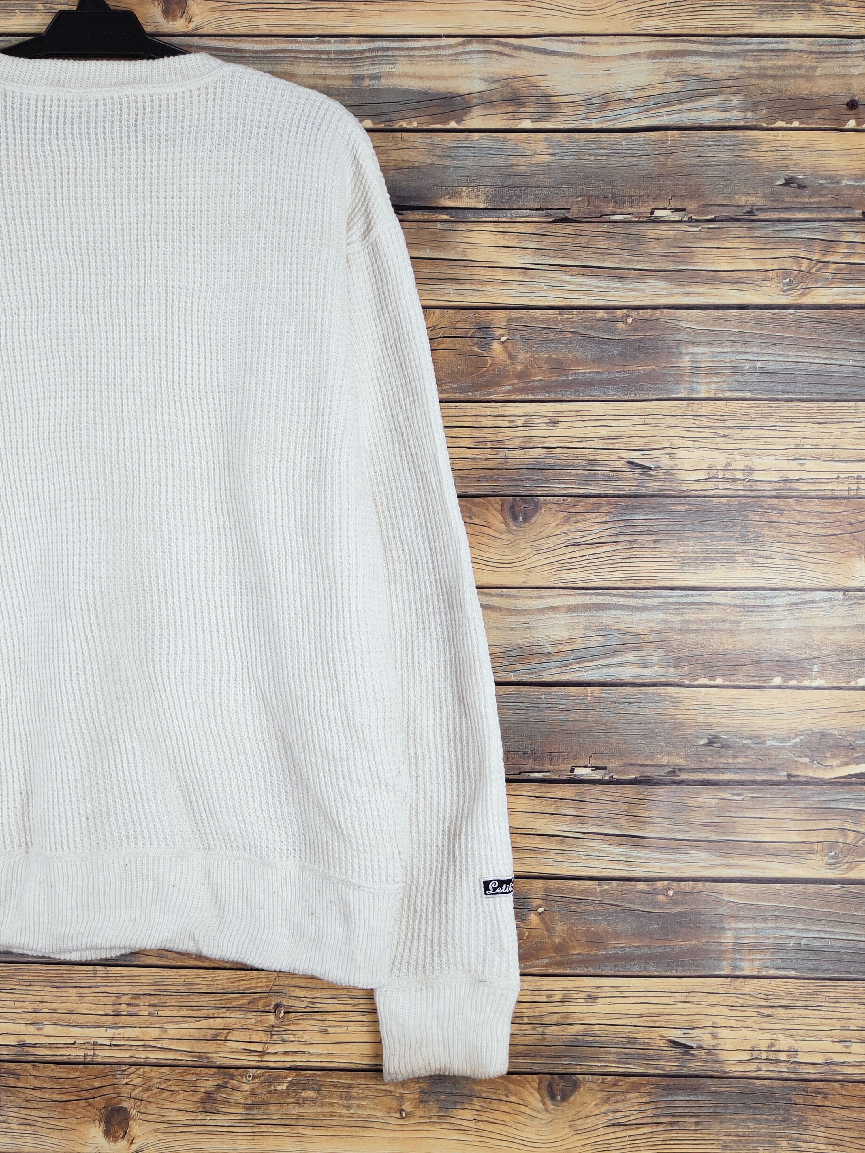 Champion Champion Ivory Letit Ride Knitwear Sweatshirts #W1175 Size US M / EU 48-50 / 2 - 12 Thumbnail