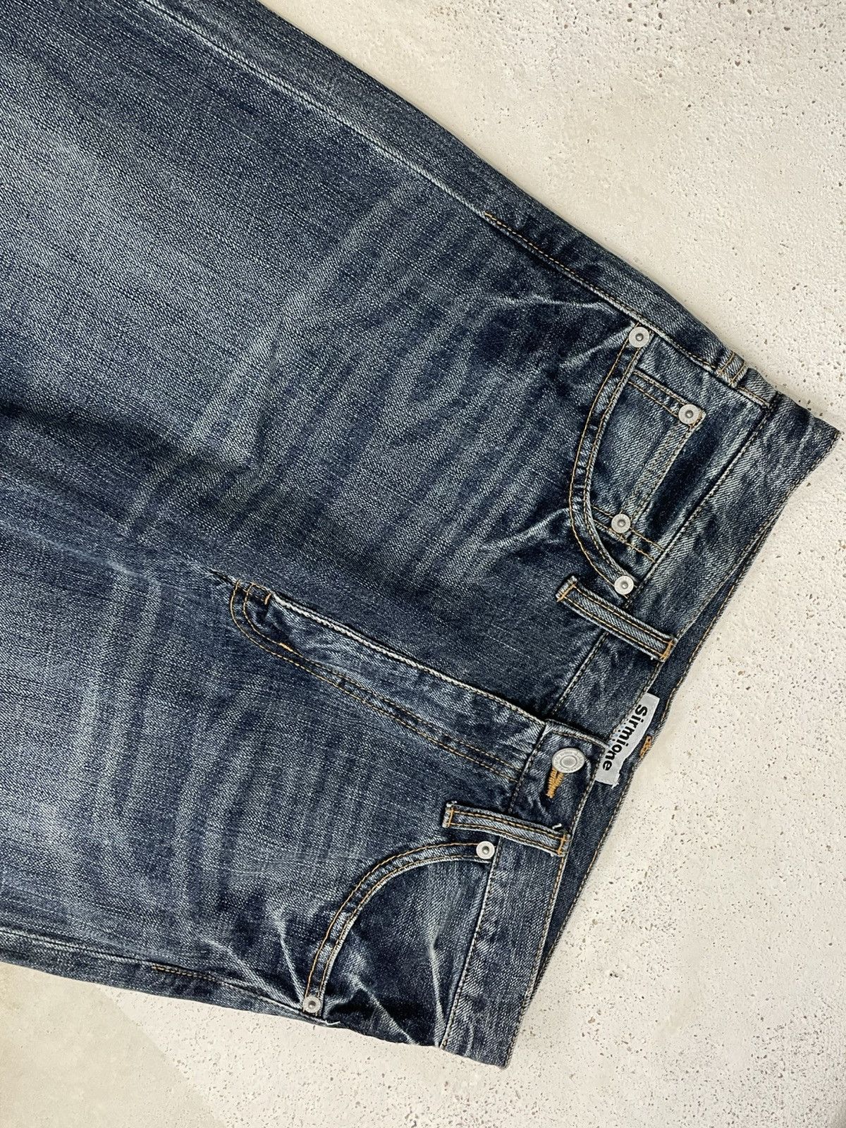 Hysteric Glamour Vintage Designer Japan Sorridere Affliction Emo Wing Denim Size US 29 - 8 Thumbnail