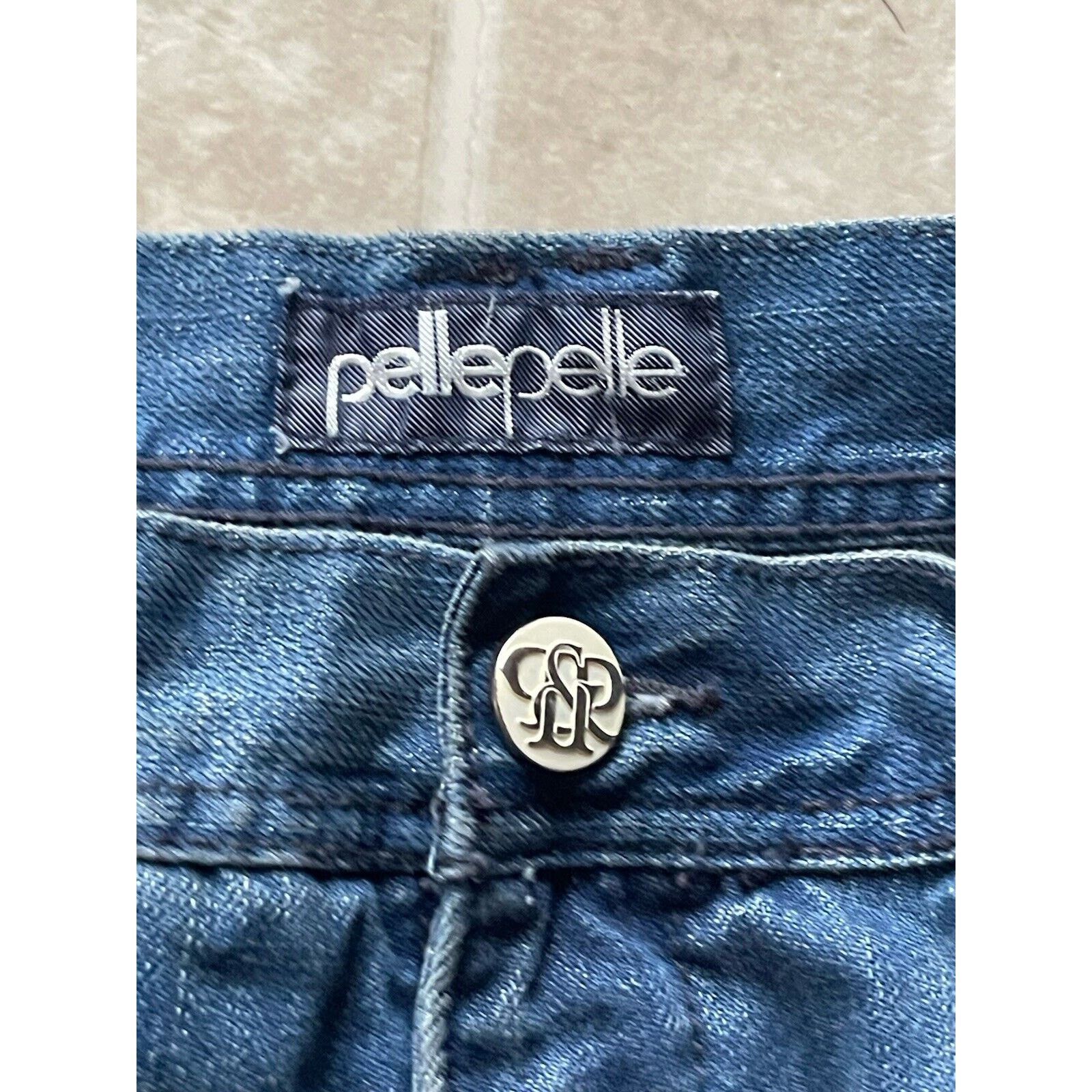 Pelle Pelle Vintage Y2K Pelle Pelle Mens 42X34 Trim Thick Stitch Denim Size US 42 / EU 58 - 4 Thumbnail