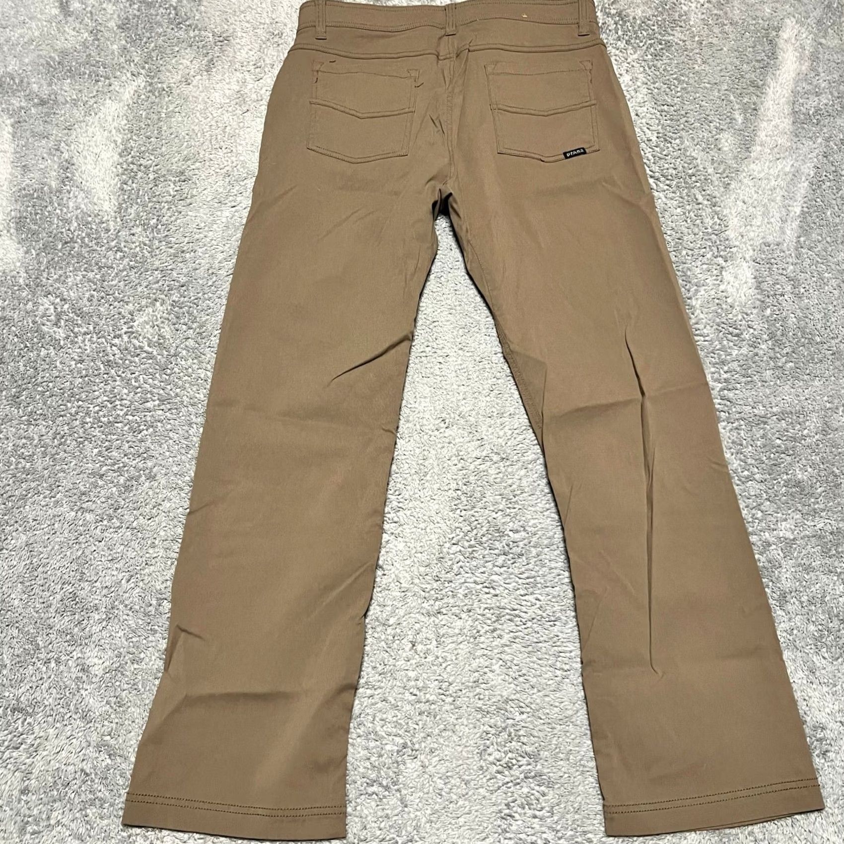 Prana Prana Brion Pants Mens 34 x32 Brown Nylon Hiking Outdoor Gorp 34x31 Inseam 31 Chino Mens Brown Size US 34 / EU 50 - 4 Thumbnail