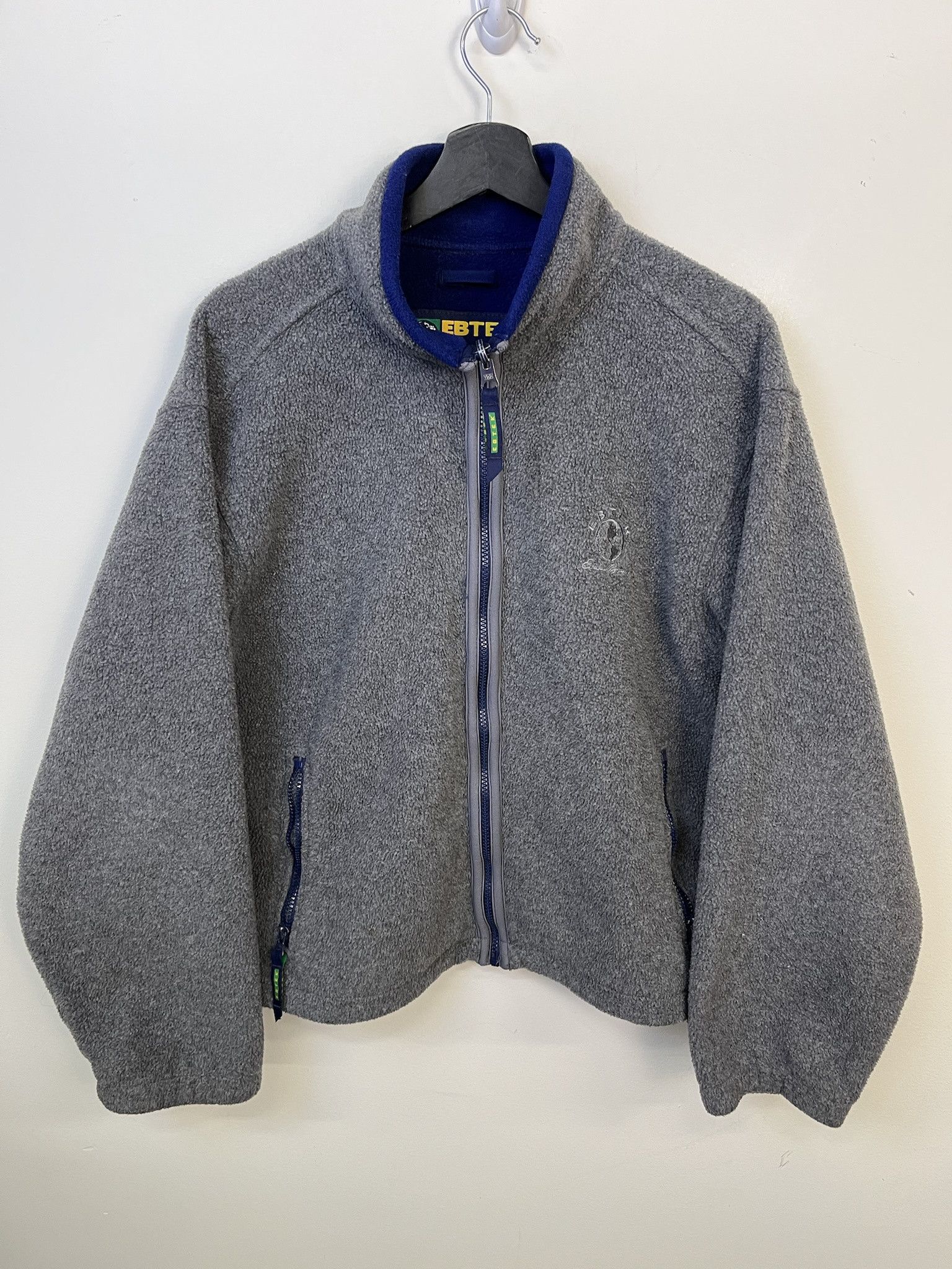 Eddie Bauer Vintage Fleece 1990s Eddie Bauer Ebtek Grey Fleece Size S Size US M / EU 48-50 / 2 - 1 Preview