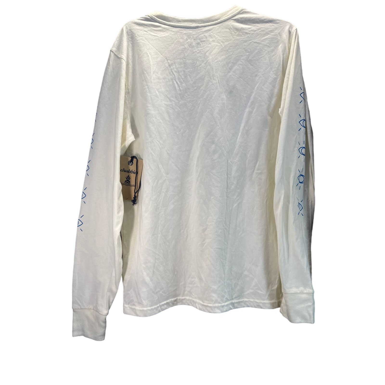 Chubbies Chubbies "Desert Lowland" Cream Longsleeve Tee men sz M Size US M / EU 48-50 / 2 - 4 Thumbnail