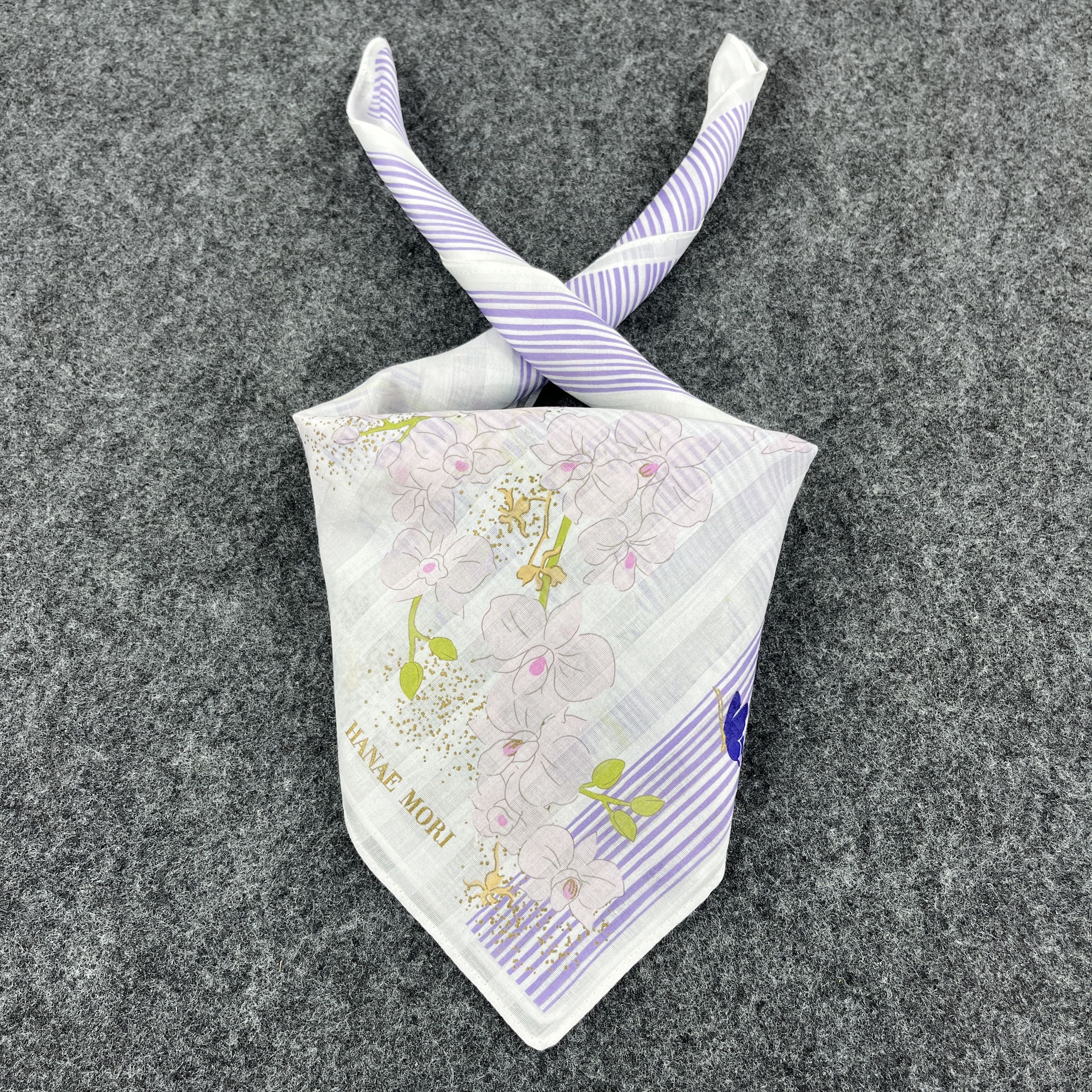 Vintage Vintage Hanae Mori Bandana / Handkerchief / Neckerchief B296 Size ONE SIZE - 1 Thumbnail