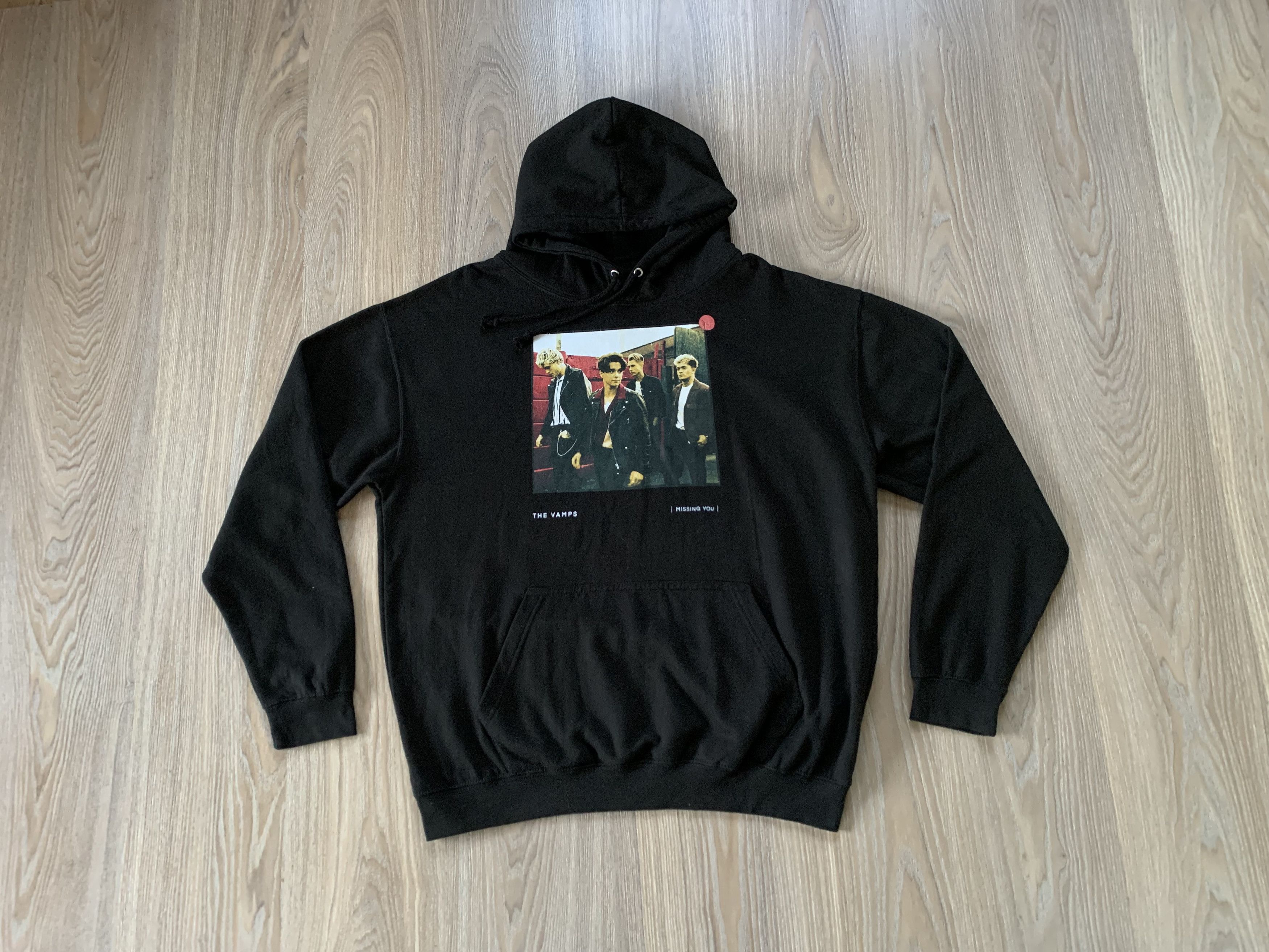 Band Tees × Vintage The Vamps Missing You Band Black Hoodie Size US XL / EU 56 / 4 - 9 Thumbnail