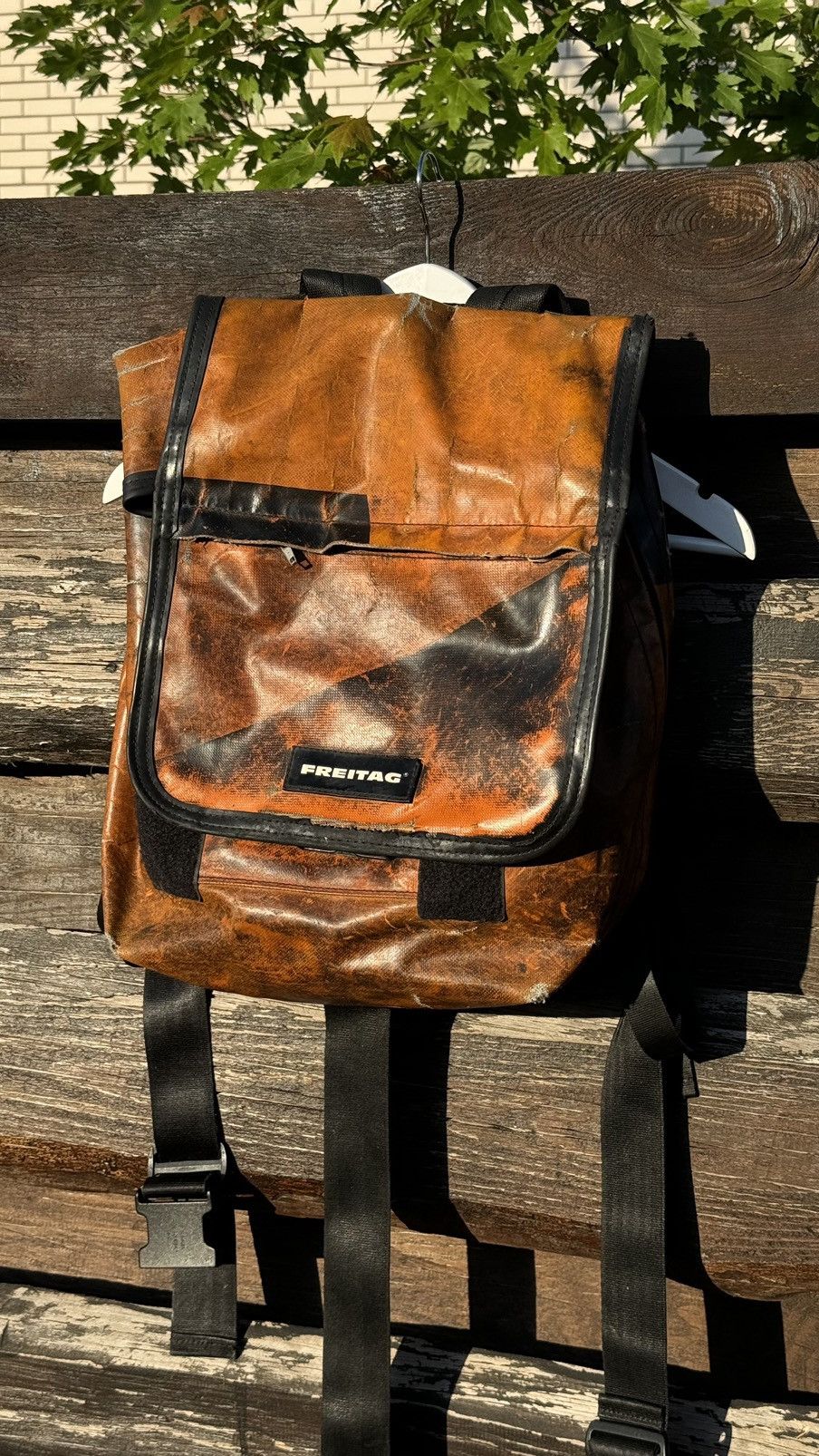 Freitag Freitag big backpack bag orange / black Size ONE SIZE - 3 Thumbnail
