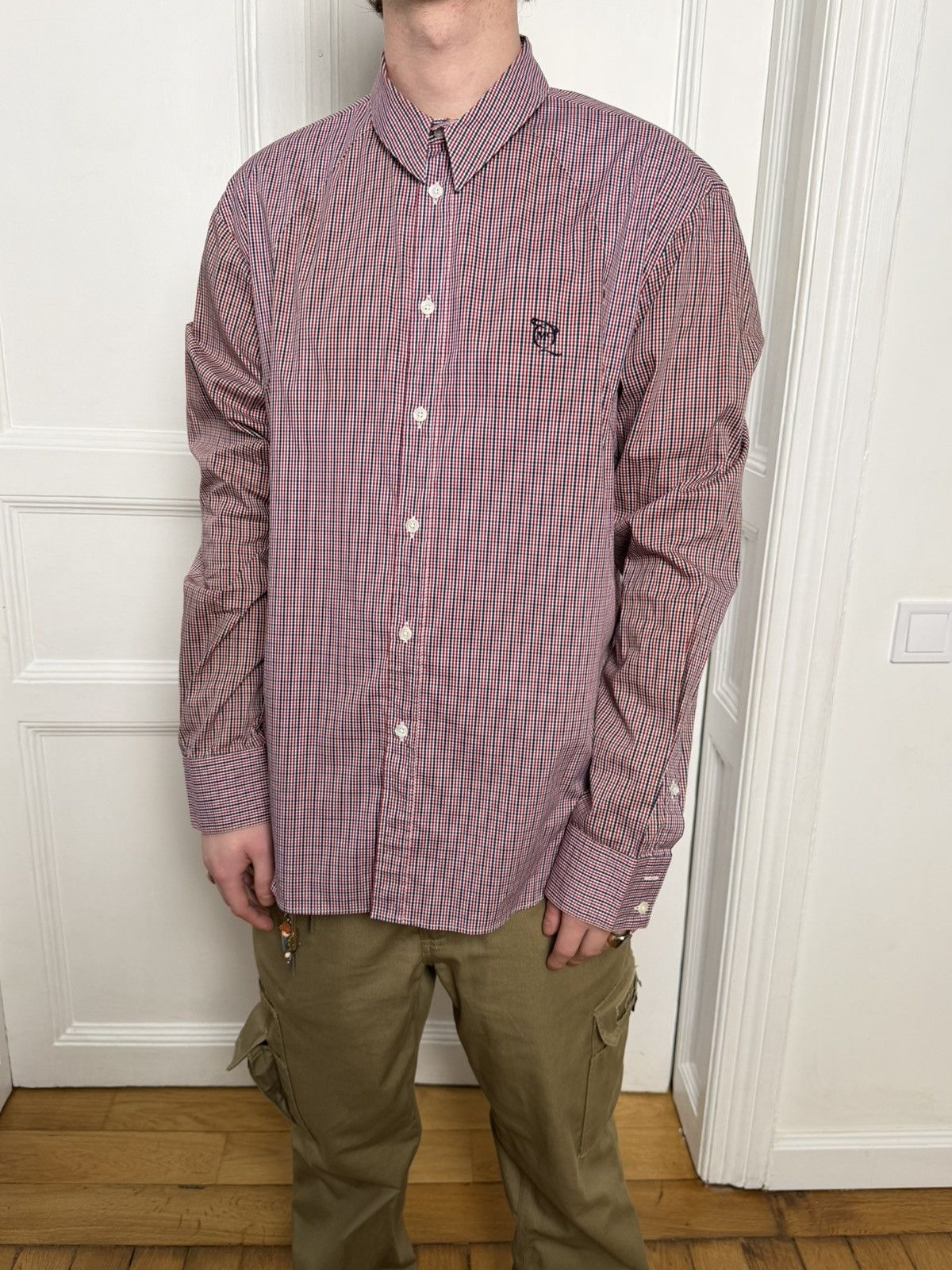 Alexander McQueen Alexander Mqueen vintage 2008 mcqueen check shirt Size US XL / EU 56 / 4 - 16 Thumbnail