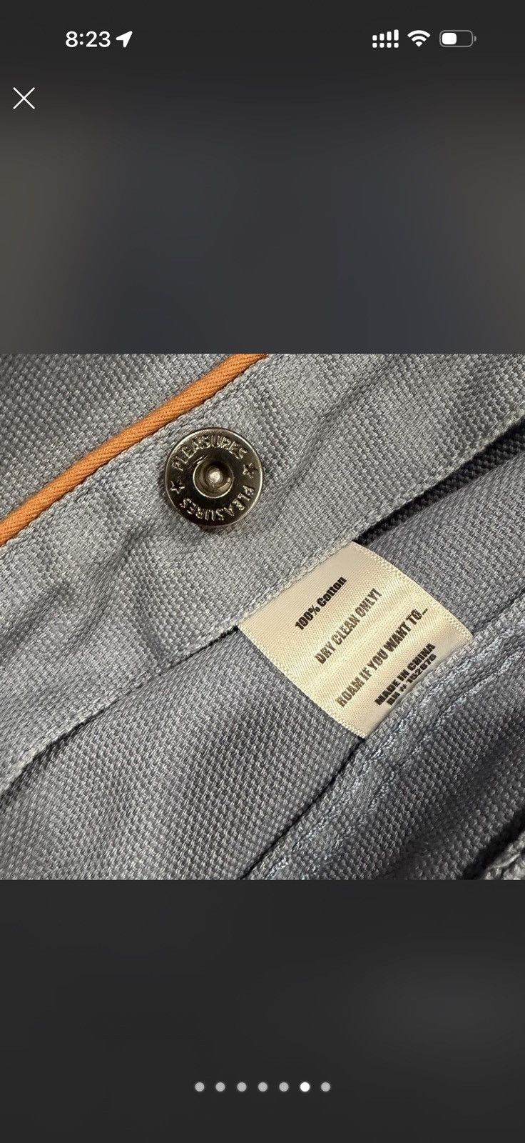 Pleasures PLEASURES DENIM BUTTON TRUCKER JACKET Size US L / EU 52-54 / 3 - 3 Thumbnail