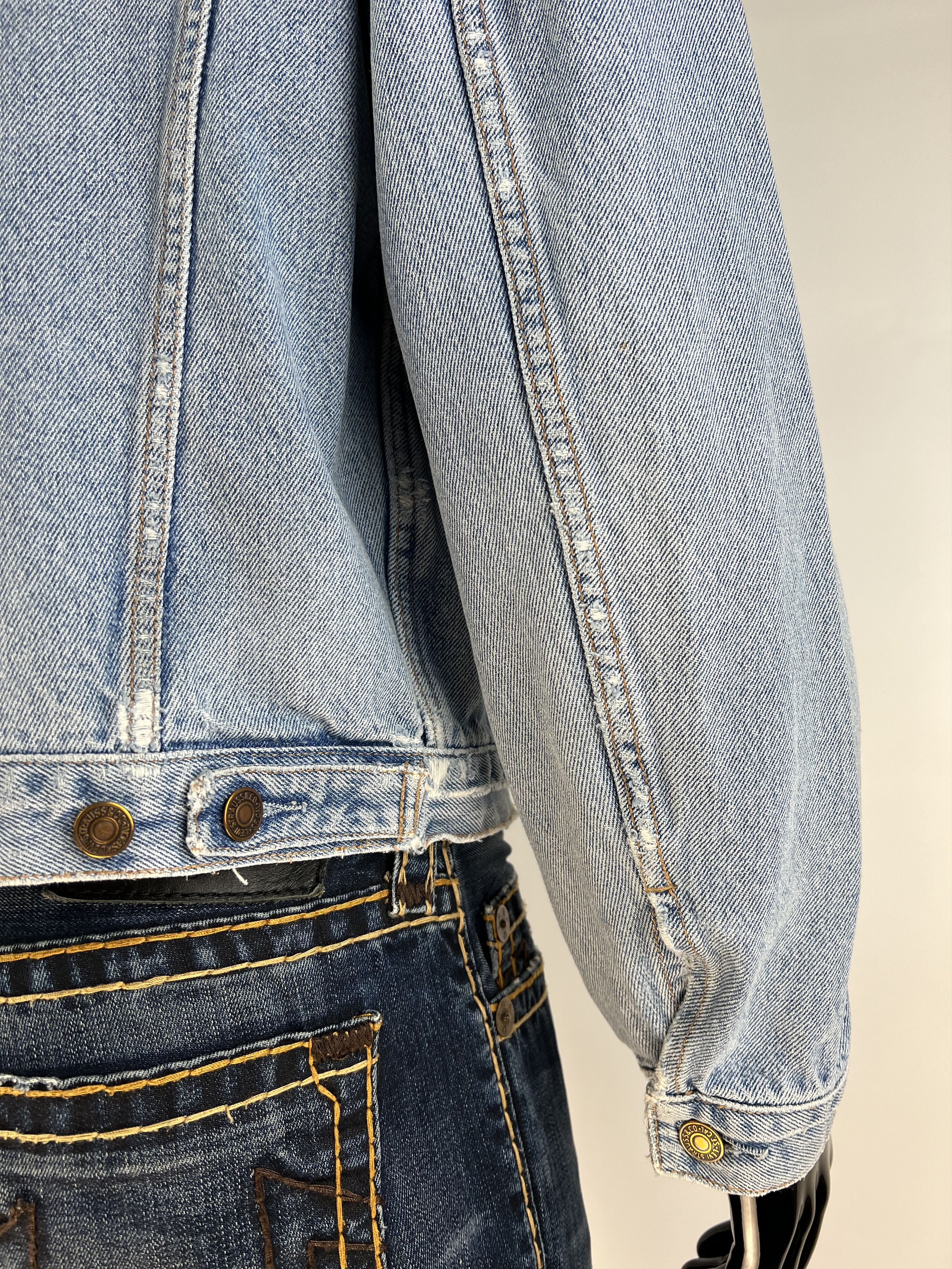 Levi's 90s Levis VTG Men's Distressed Denim Jacket Size M Size US M / EU 48-50 / 2 - 6 Thumbnail