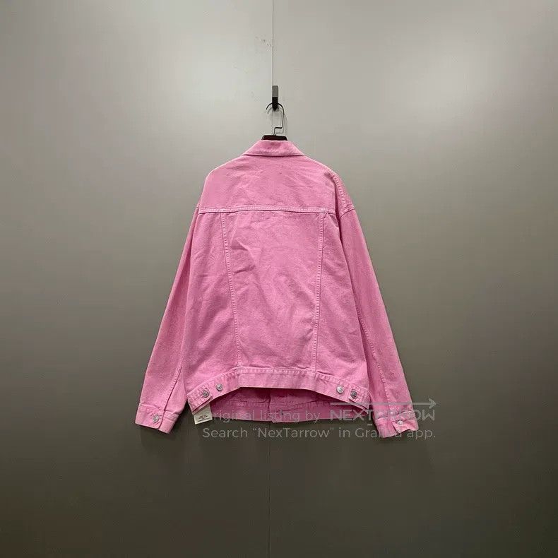 Balenciaga Balenciaga Chest Large Logo Printed Denim Jacket Size XXS / US 00 / IT 34 - 2 Thumbnail