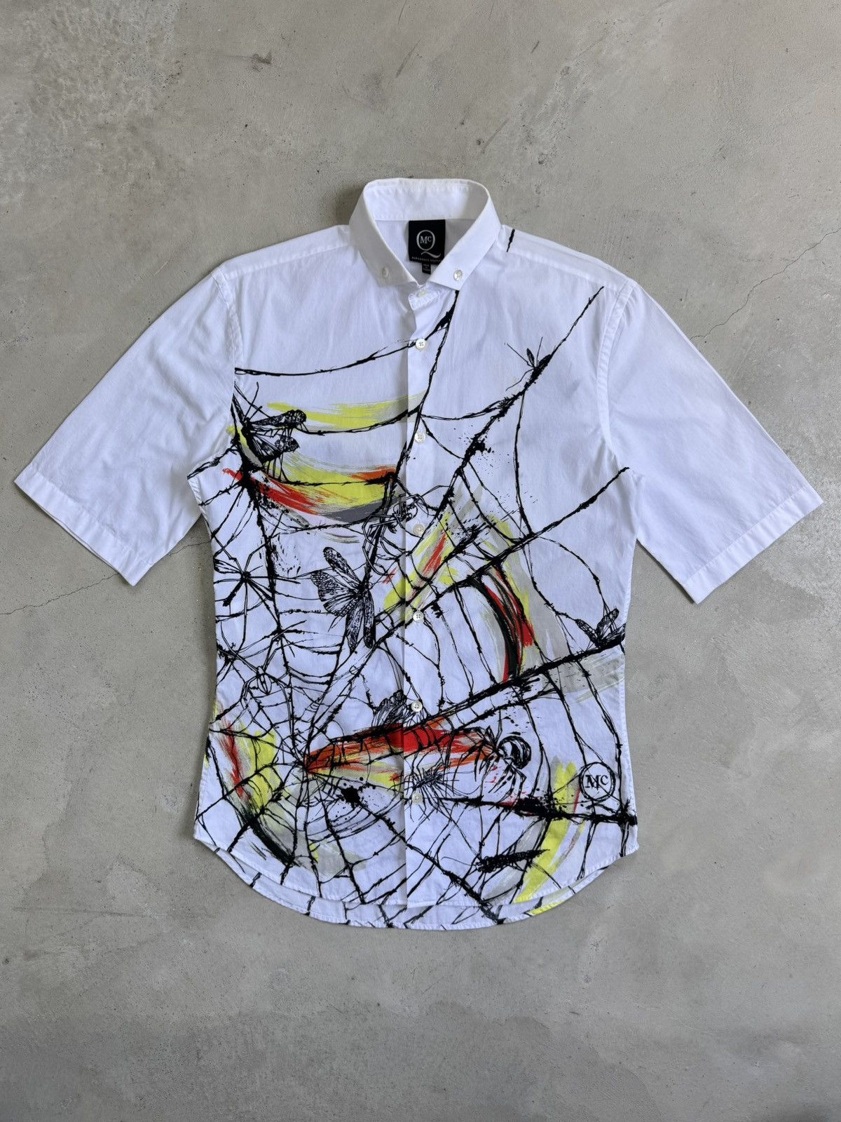 Alexander McQueen Alexander Mcqueen Spider Web Print Size US S / EU 44-46 / 1 - 1 Thumbnail