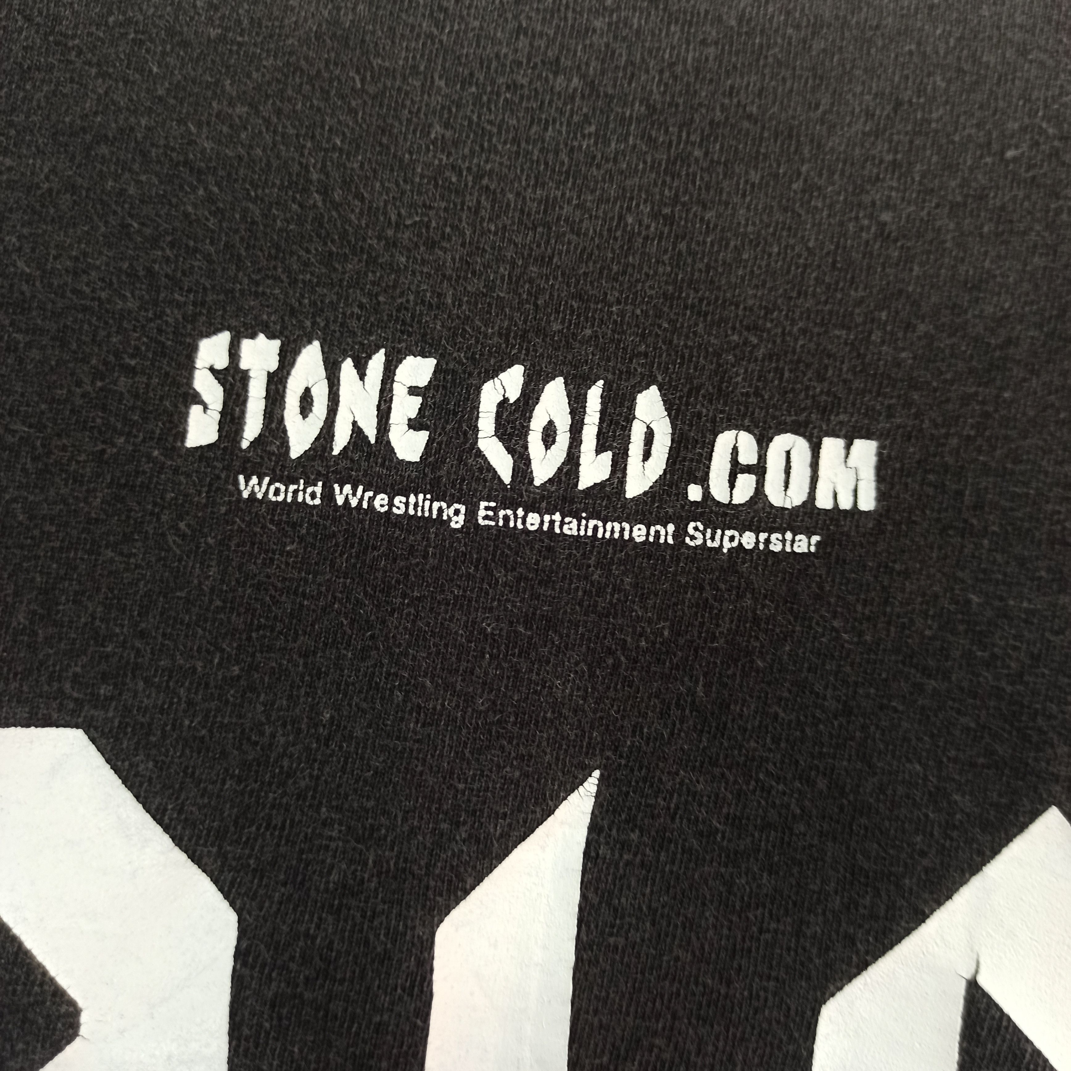 Vintage Vintage Stone Cold Austin Promo WWF Tshirt Size US L / EU 52-54 / 3 - 5 Thumbnail