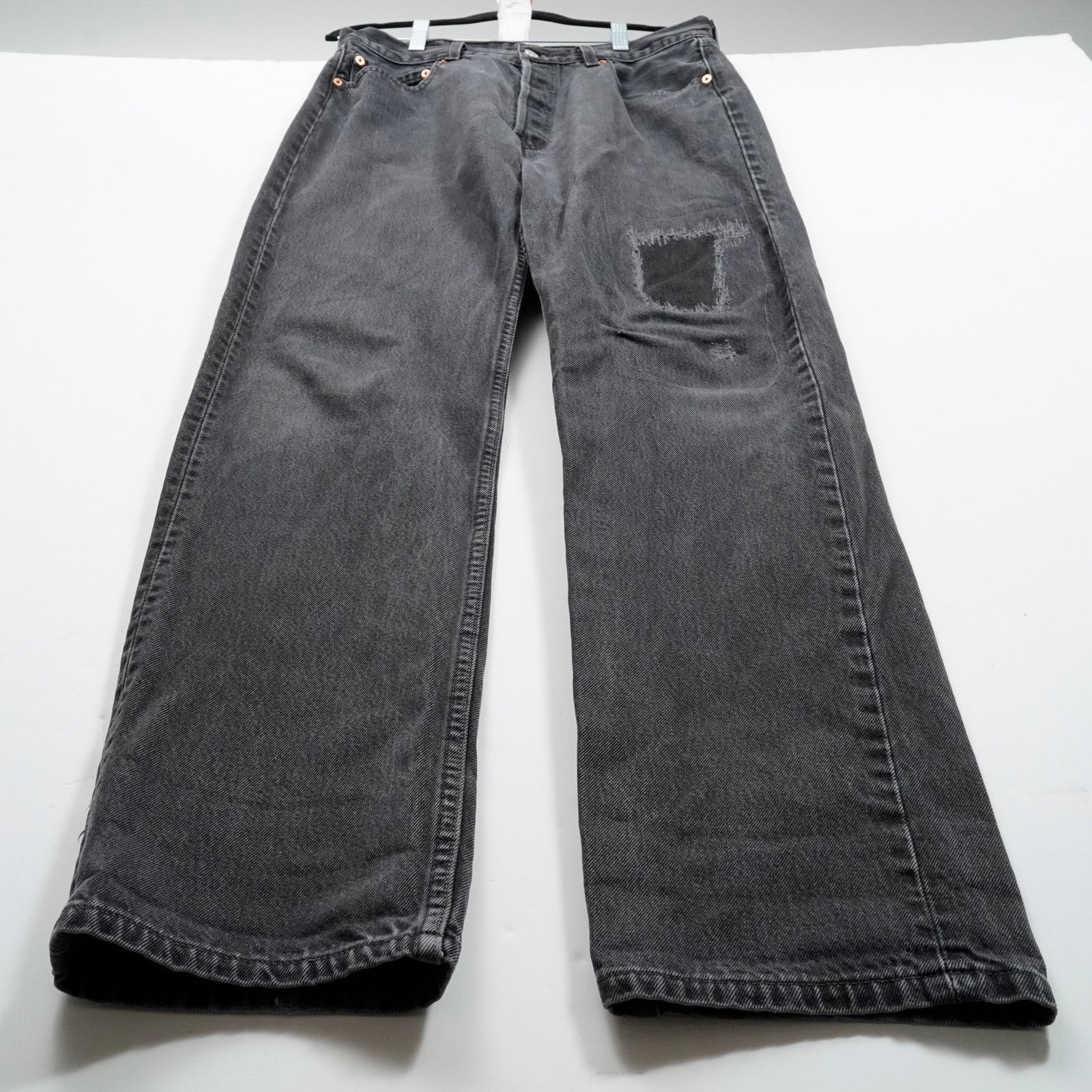 Levi's Vintage Levi’s 501 Black Jeans USA Made Distressed Repair Size US 32 / EU 48 - 5 Thumbnail