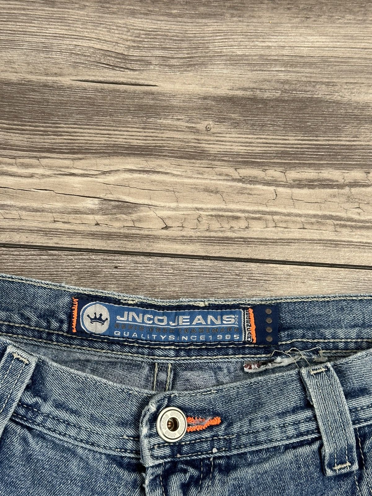 JNCO × Vintage Vintage Jnco Crown Baggy Denim Shorts Size US 36 / EU 52 - 5 Thumbnail