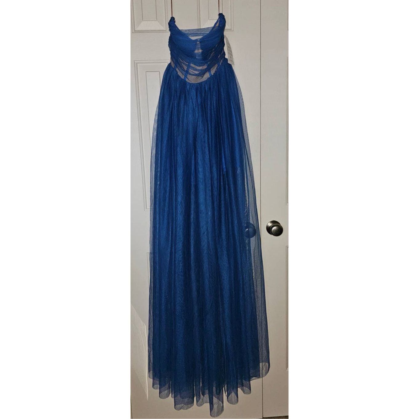 Free People New Free People SAU LEE Bella Gown $510 SIZE 0 Blue Maxi Size XS / US 0-2 / IT 36-38 - 3 Thumbnail