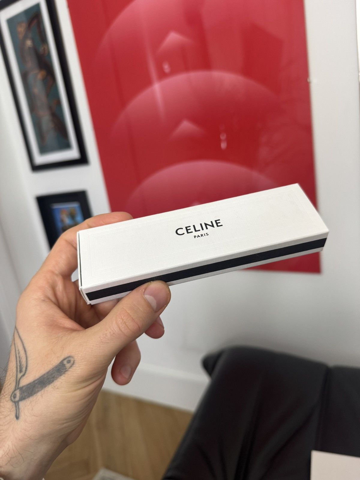 Celine Celine Paris Black Matches Designer Accessories Hedi Slimane Size ONE SIZE - 3 Thumbnail