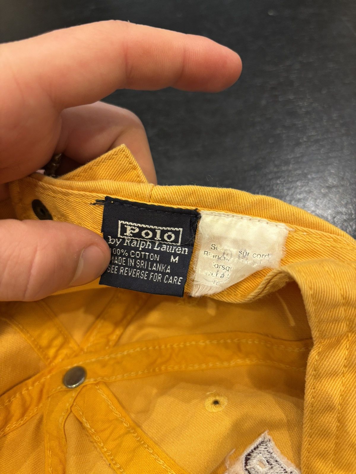 Polo Ralph Lauren Polo Ralph Lauren Polo Hat - Yellow Size ONE SIZE - 6 Thumbnail