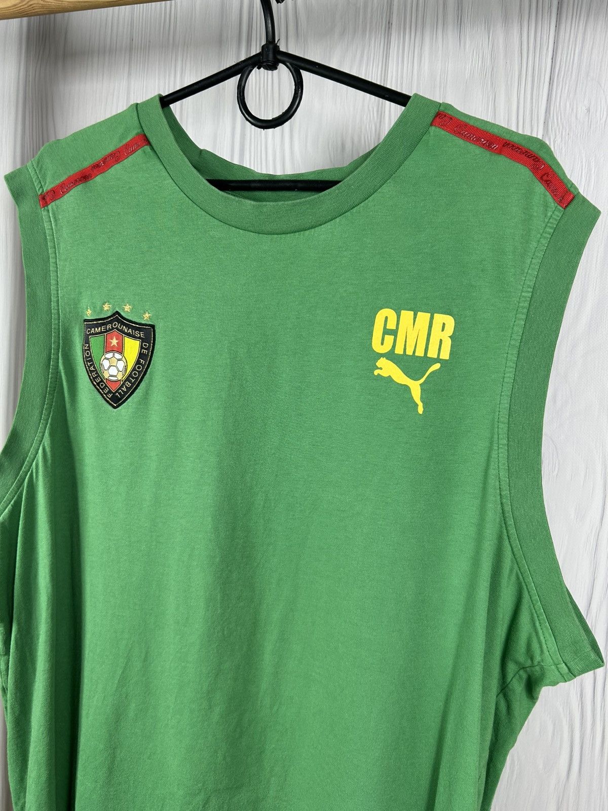 Puma Vintage 2004-06 Cameroon Puma Training Vest XXL Jersey Size US XXL / EU 58 / 5 - 3 Thumbnail
