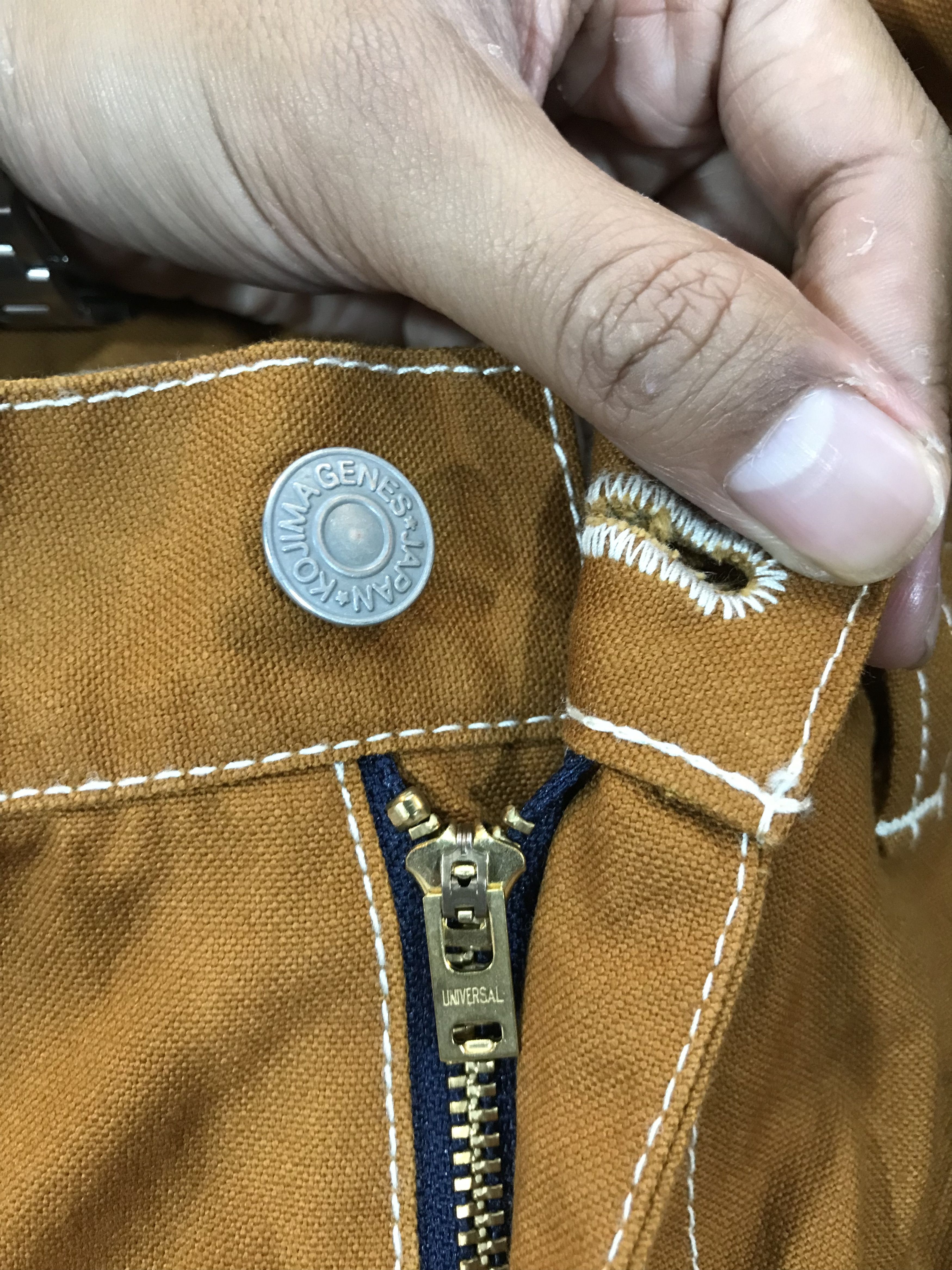 KOJIMA GENES Kojima Genes 2 Colour Carpenter Denim Pants Size US 31 - 6 Thumbnail