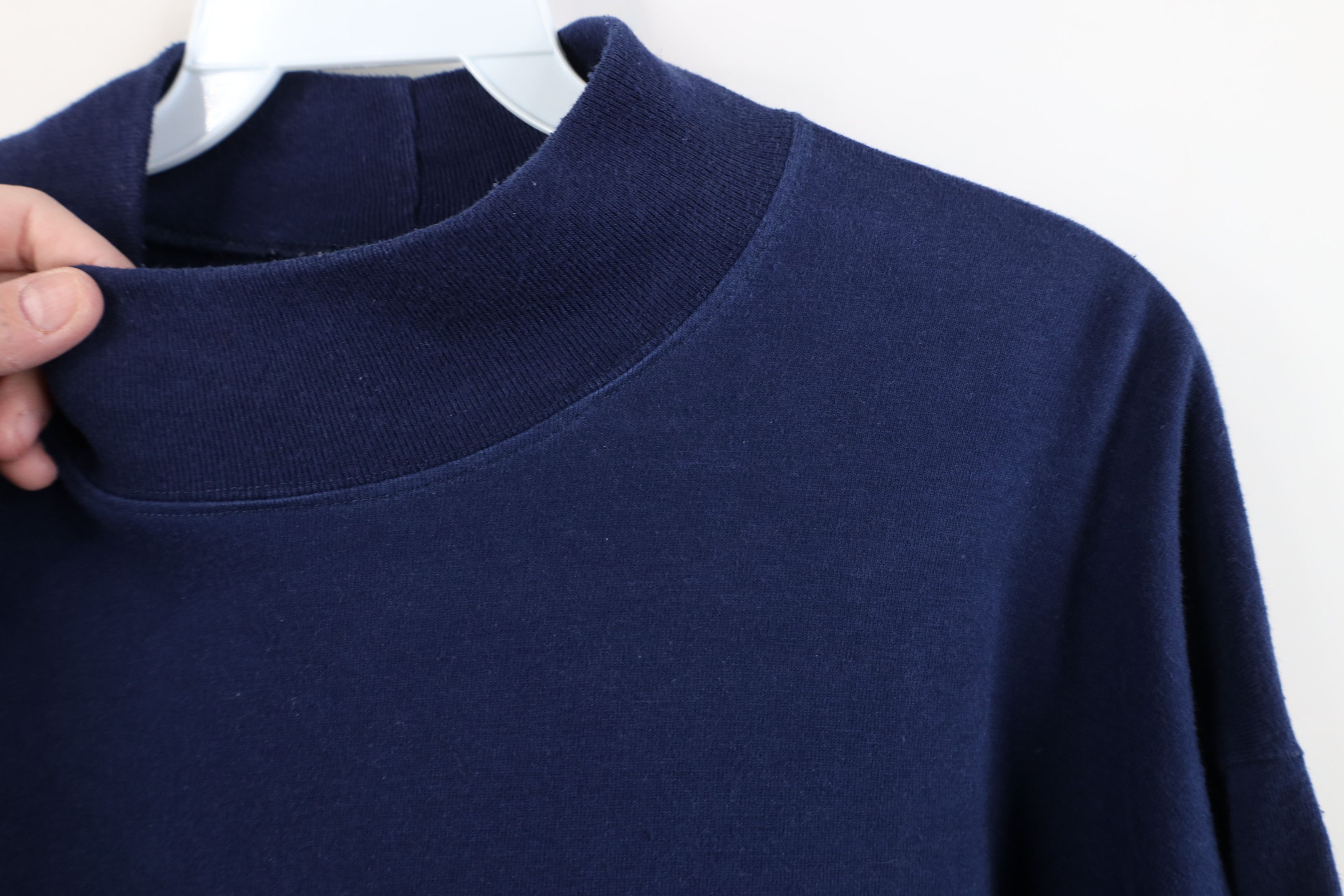 Vintage Vintage 90s Streetwear Mock Neck Long Sleeve T-Shirt USA Size US XL / EU 56 / 4 - 10 Thumbnail