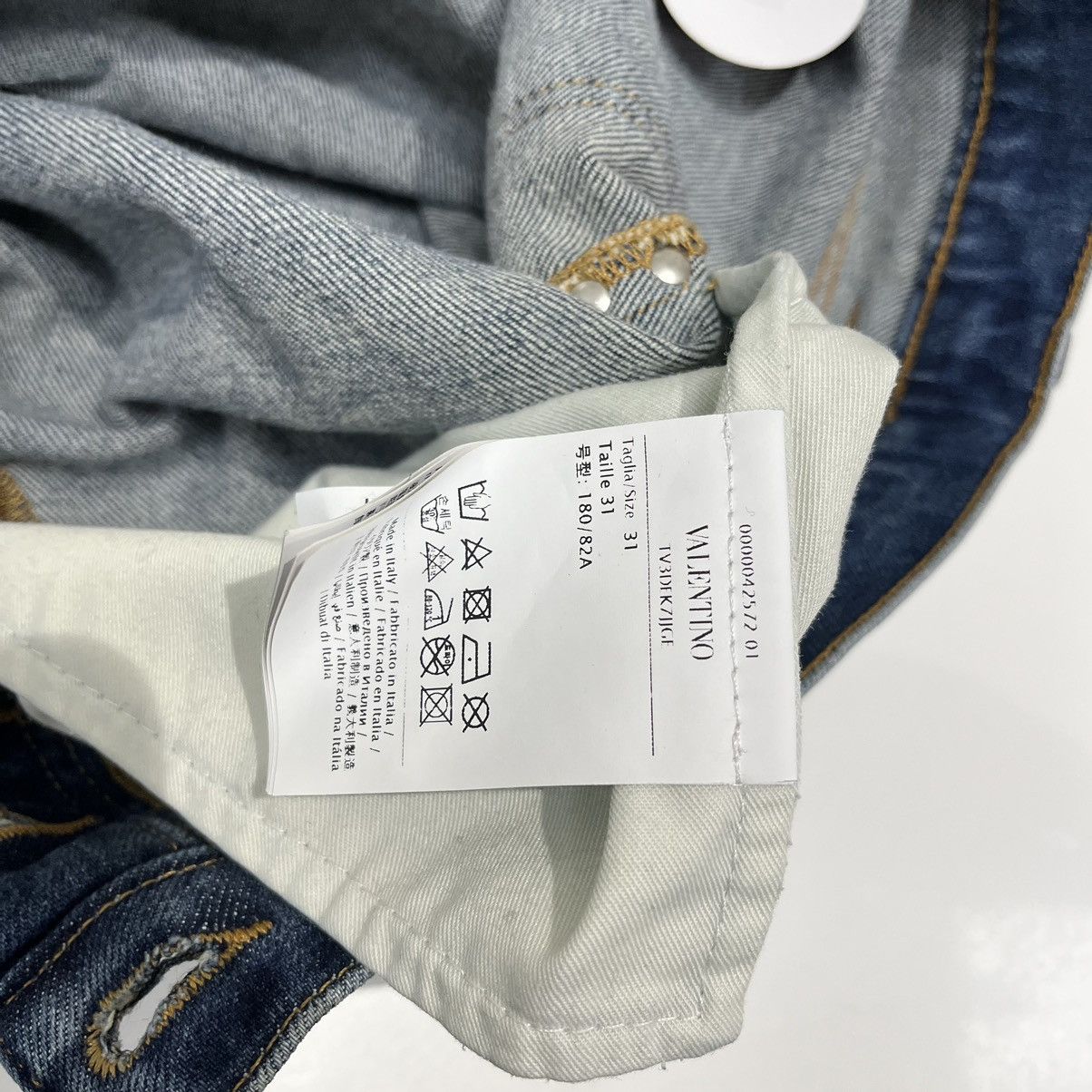 Valentino Valentino Jeans Blue Size US 31 - 4 Thumbnail
