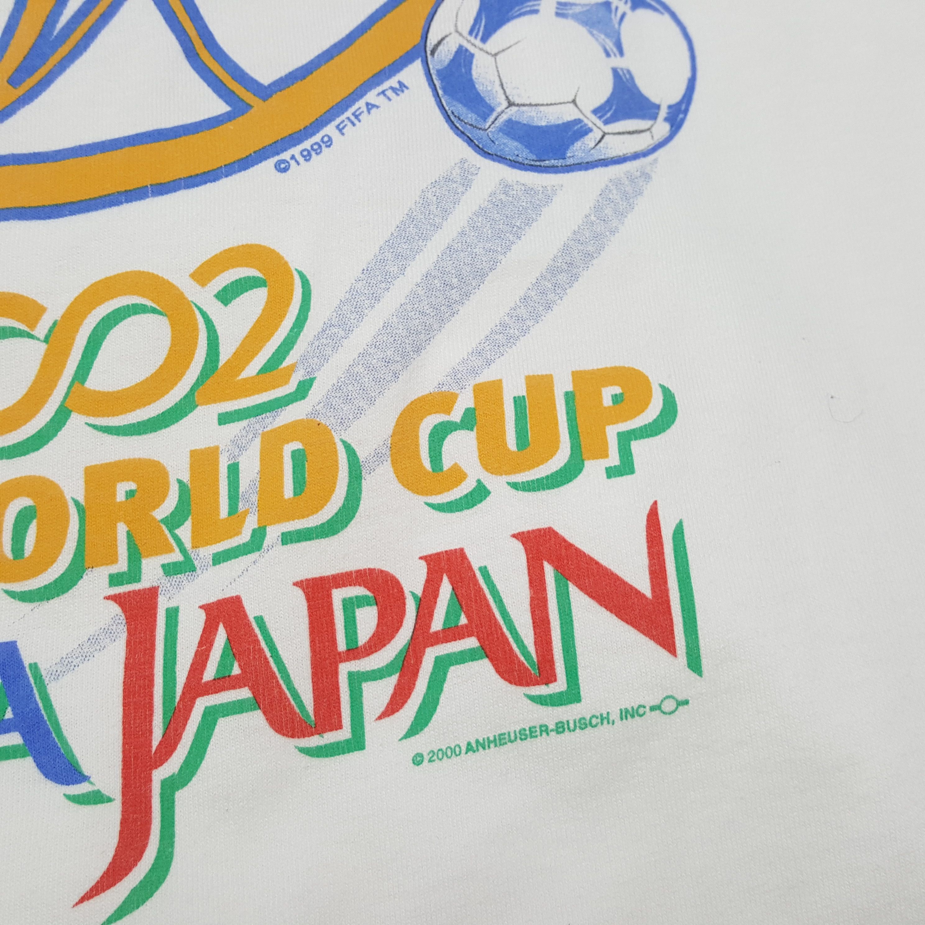 Vintage FIFA WORLD CUP 2002 KOREA JAPAN Vintage Tshirt Size US M / EU 48-50 / 2 - 6 Thumbnail