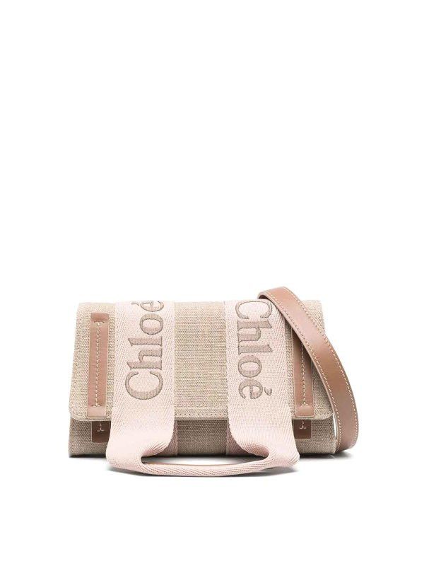 Chloe o1loc1c0425 Size: OS / Woody Folded Bumbabh Bag Blushy Beige Size ONE SIZE - 1 Thumbnail