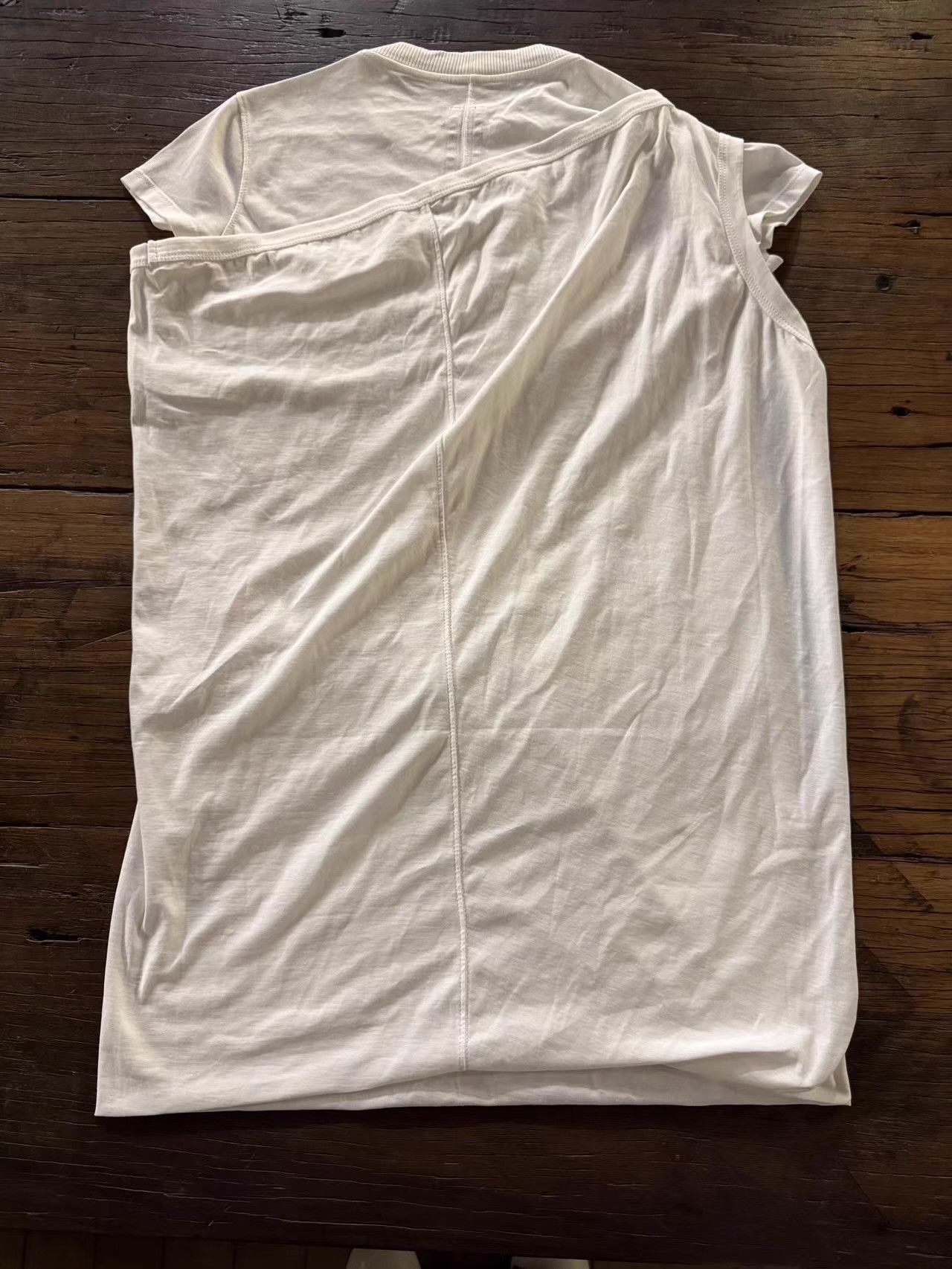 Rick Owens Drkshdw DRKSHDW 17SS Milk Island Tee Ｑ25 Size XS / US 0-2 / IT 36-38 - 4 Thumbnail