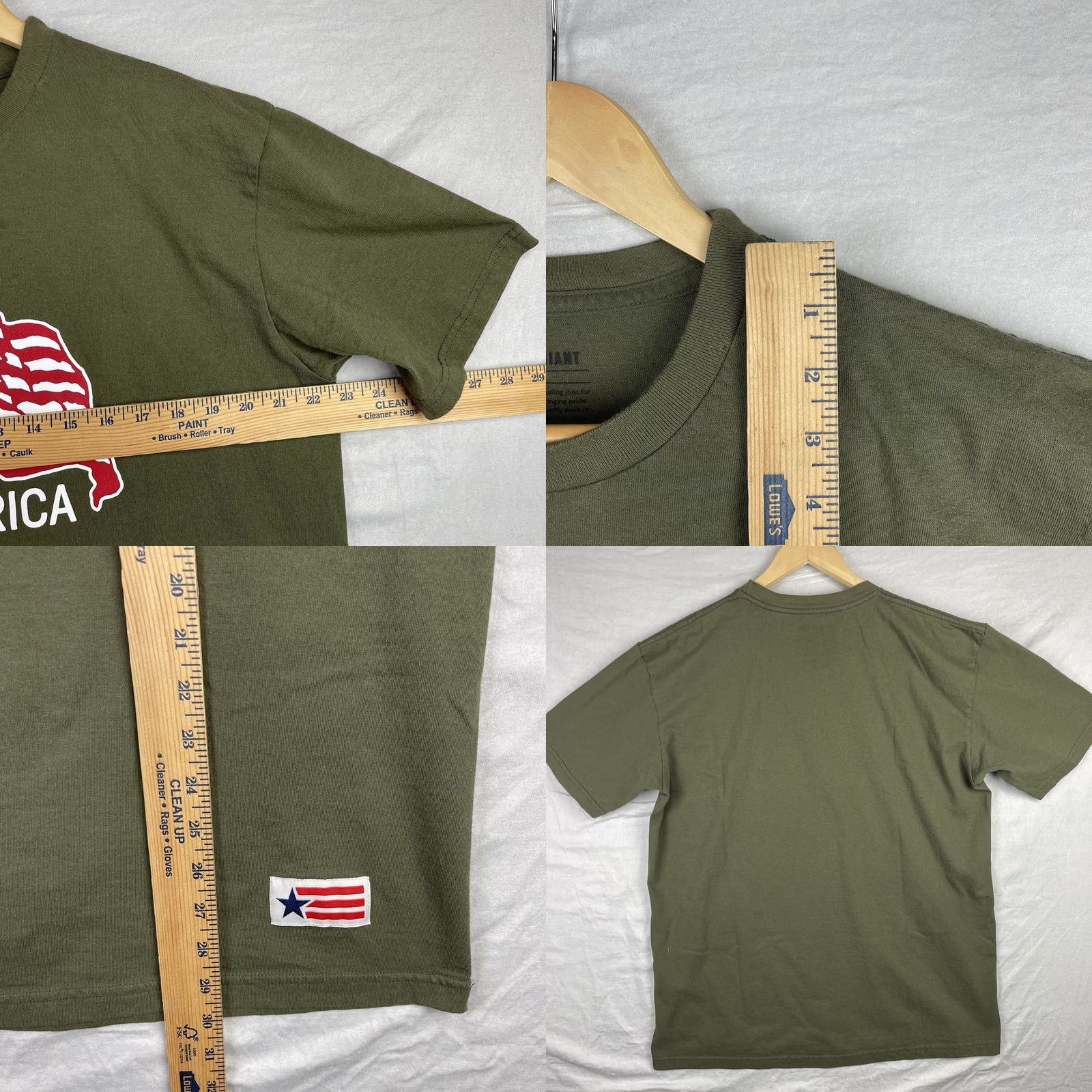 Vintage American Giant Shirt Mens XL Green Flag Collection Made In USA Size US XL / EU 56 / 4 - 8 Thumbnail