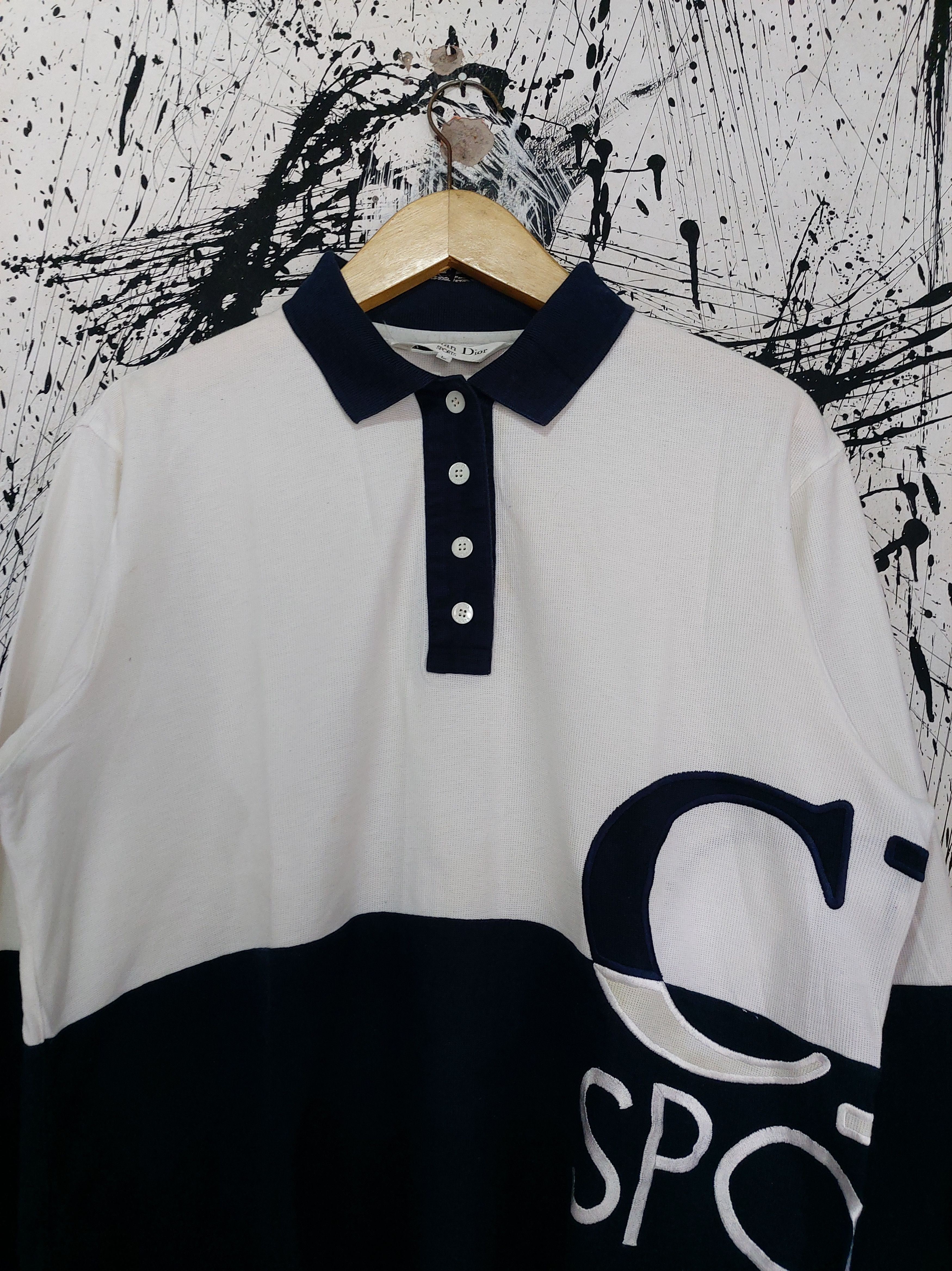 Christian Dior Monsieur CHRISTIAN DIOR SPORTS LONGSLEVEE POLO SHIRT Size US L / EU 52-54 / 3 - 3 Thumbnail