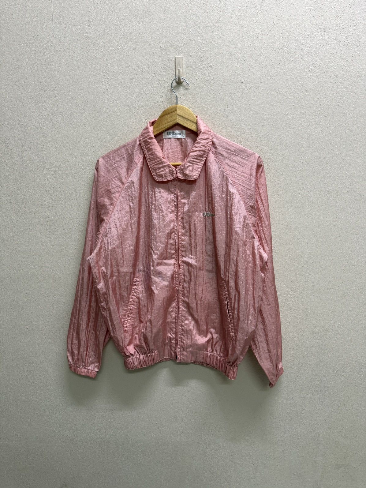 Wilson Vintage Wilson pink iridescent windbreaker jacket nylon Size US M / EU 48-50 / 2 - 16 Thumbnail
