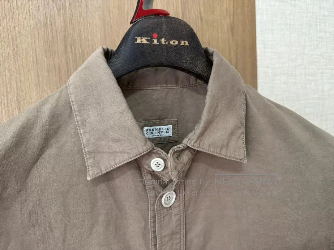 Brunello Cucinelli Brunello Cucinelli Summer Men's Shirt Jacket. Size US L / EU 52-54 / 3 - 5 Thumbnail