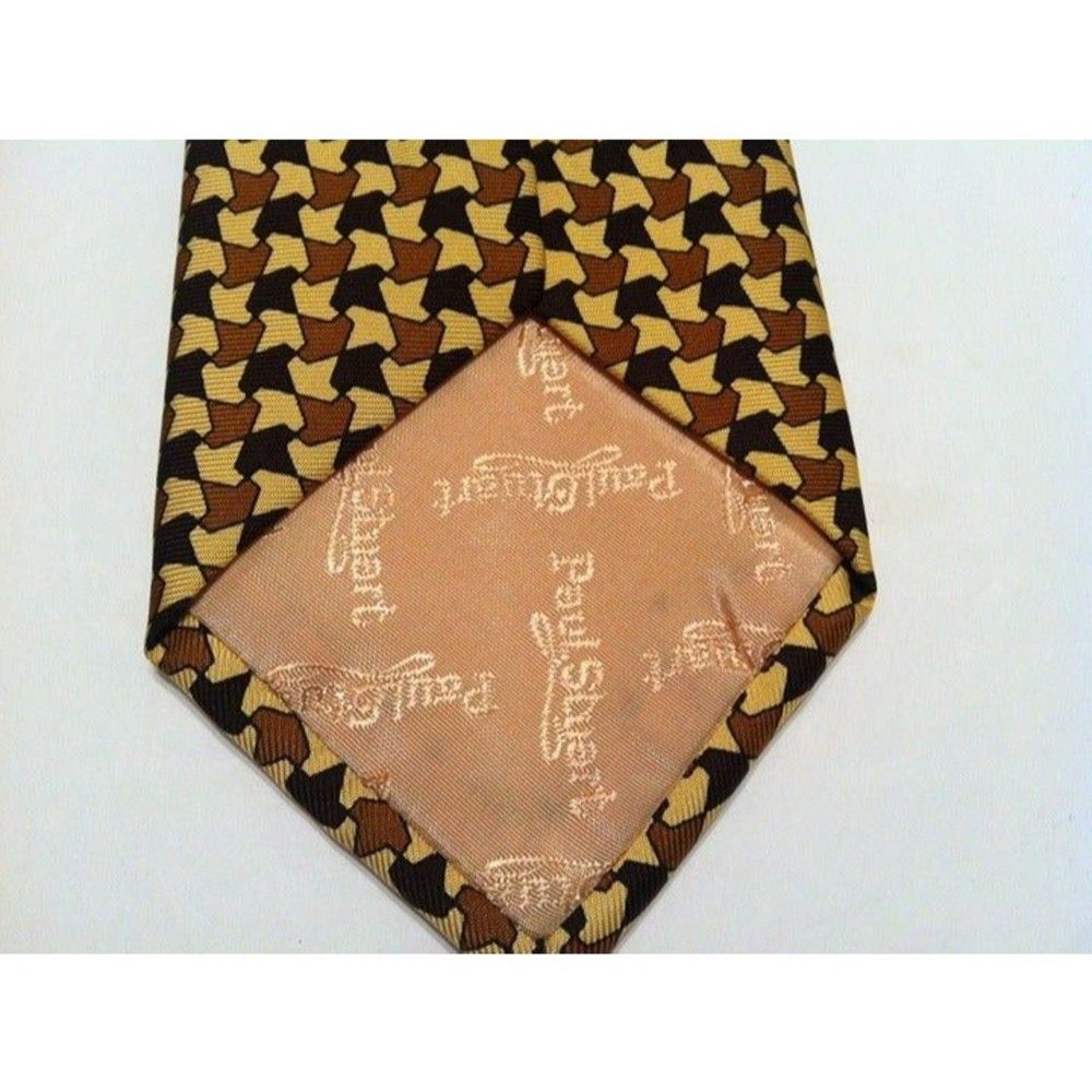 Paul Stuart PAUL STUART MEN'S NEW 100%SILK TIE WIDTH: 3 1/2" Size ONE SIZE - 3 Thumbnail