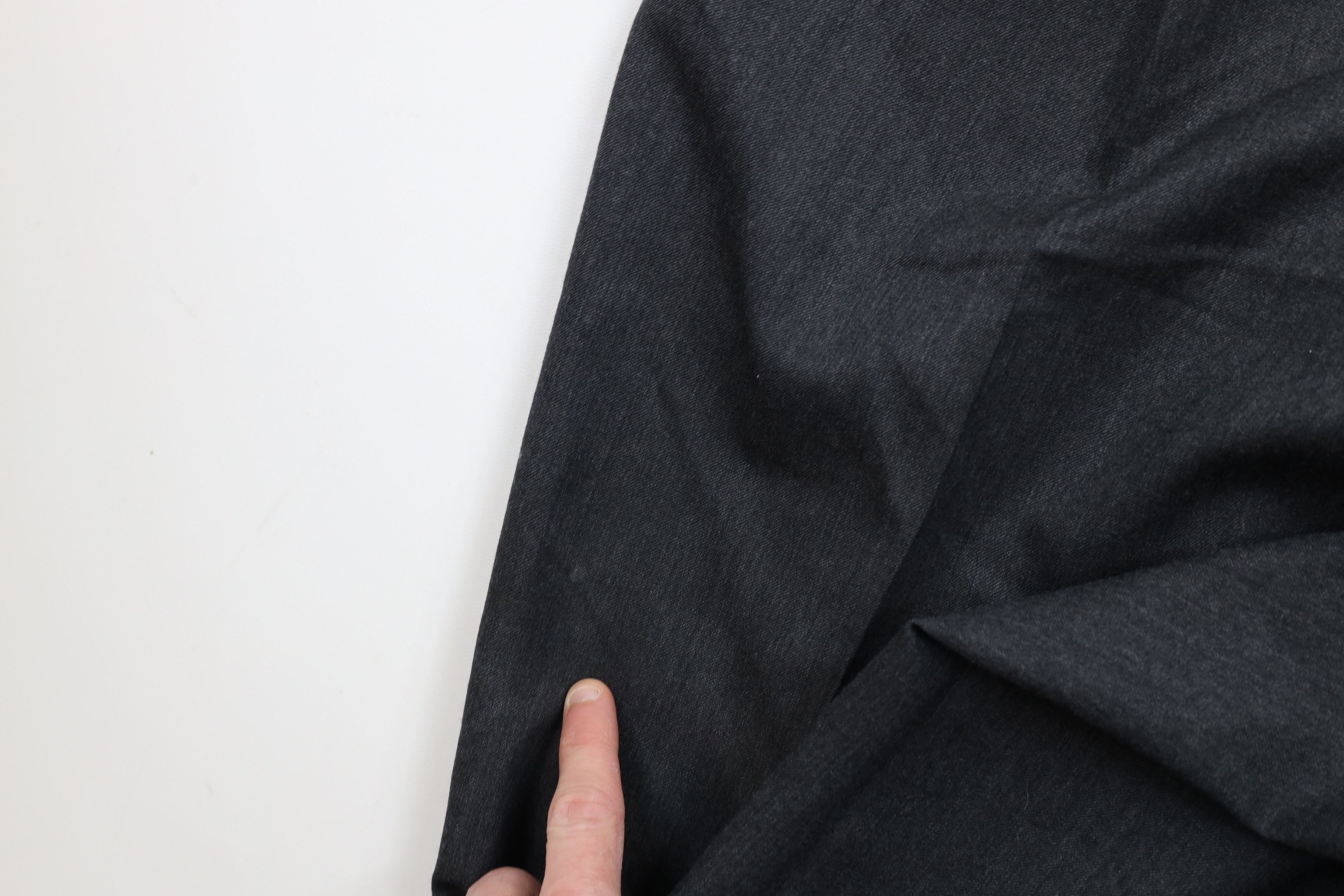 Jos. A. Bank × Vintage Vintage Jos A Bank Cuffed Wool Cashmere Chino Pants Gray Size US 36 / EU 52 - 7 Thumbnail