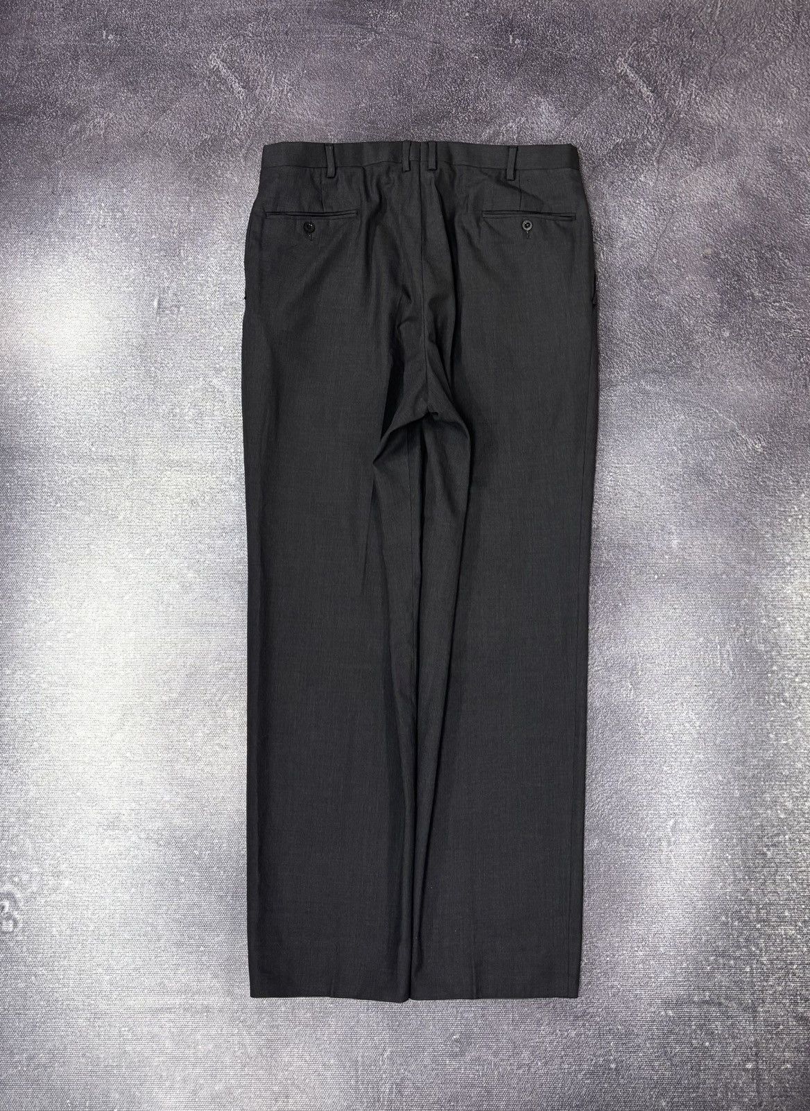 Kiton Kiton Napoli Men’s Charcoal Gray Wool Dress Pants Trousers Size US 38 / EU 54 - 2 Thumbnail