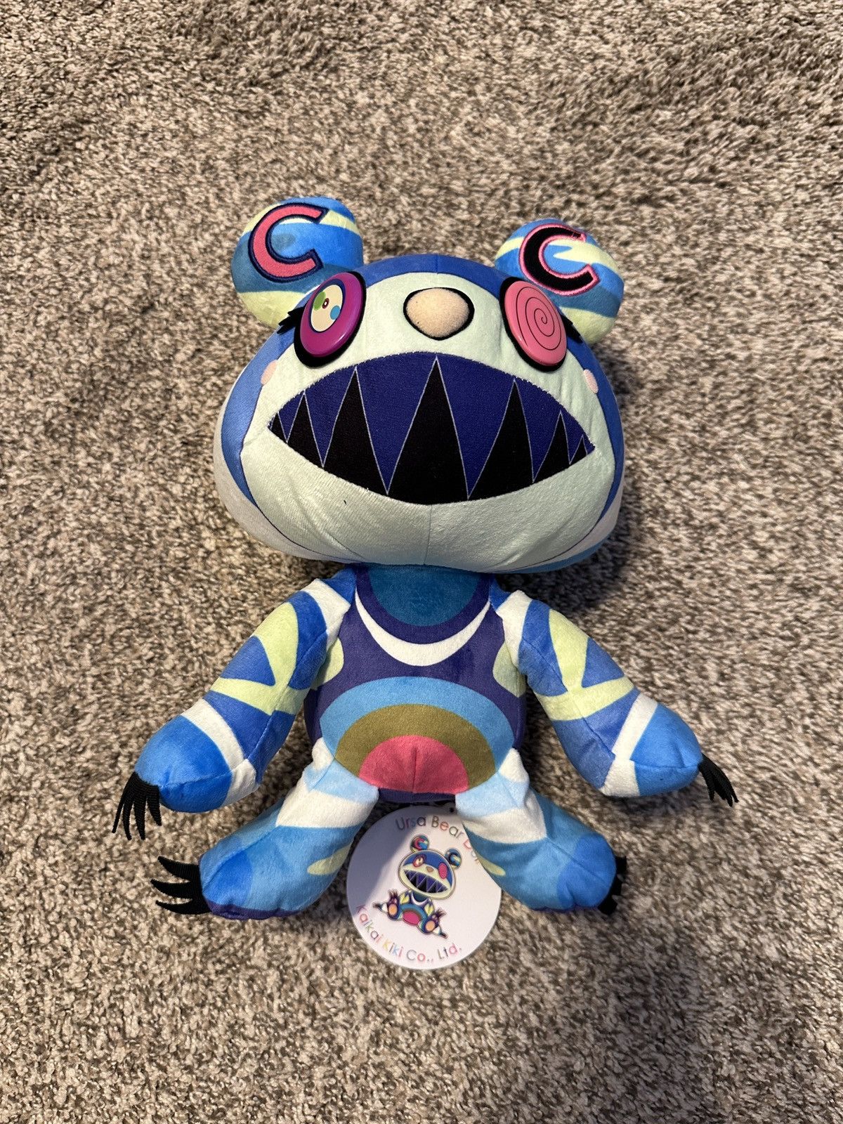 Takashi selling Murakami Ursa plush gray multicolor new under retail