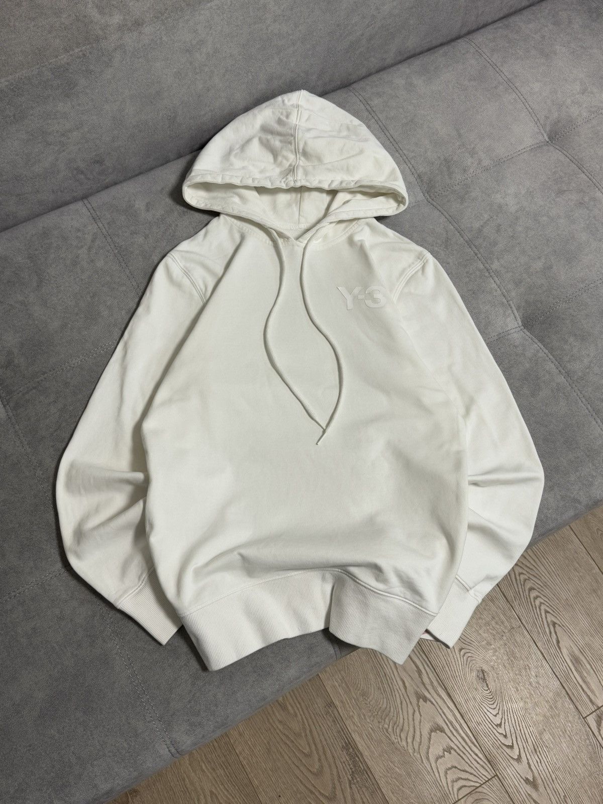 Adidas × Vintage × Y-3 Vintage Adidas Y-3 white Y2K hoodie size S Size US S / EU 44-46 / 1 - 2 Thumbnail