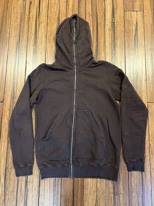 Rick owens best sale full zip hoodie