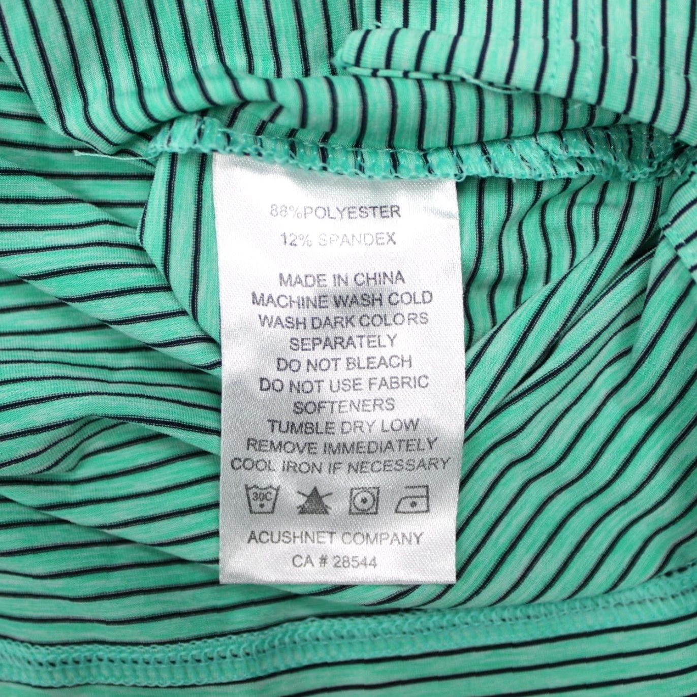 Footjoy FootJoy Polo Shirt Mens Large Green/Black Striped Golf S/S Stretch Pullover Size US L / EU 52-54 / 3 - 7 Thumbnail